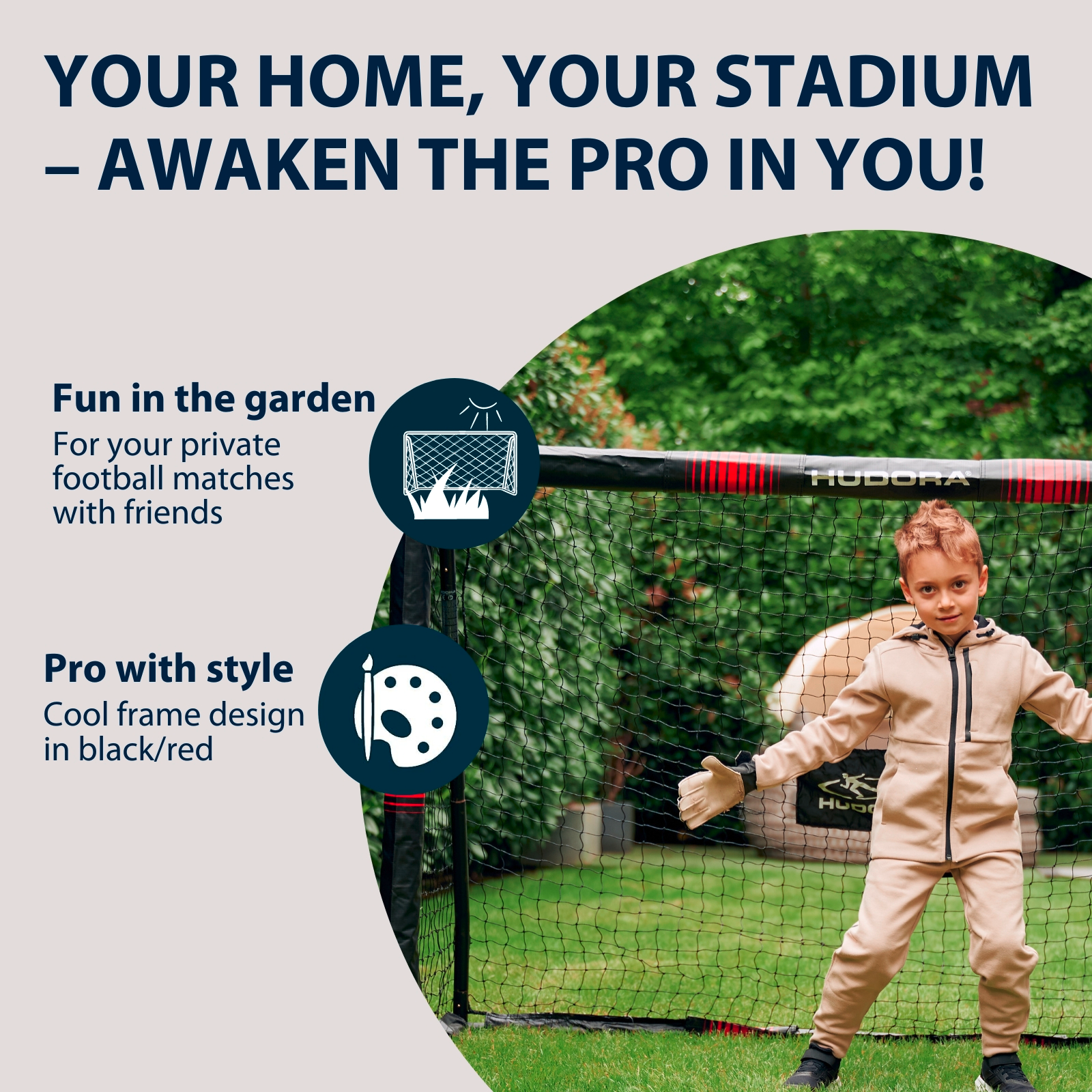HUDORA Football Goal Pro Tect 180, image 6 from 7
