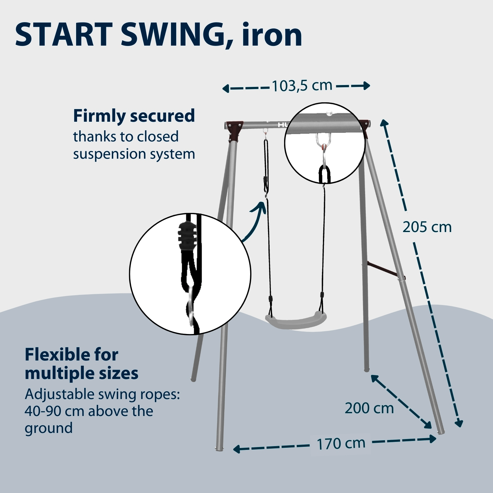 Start Schaukelgestell, iron, image 2 from 6