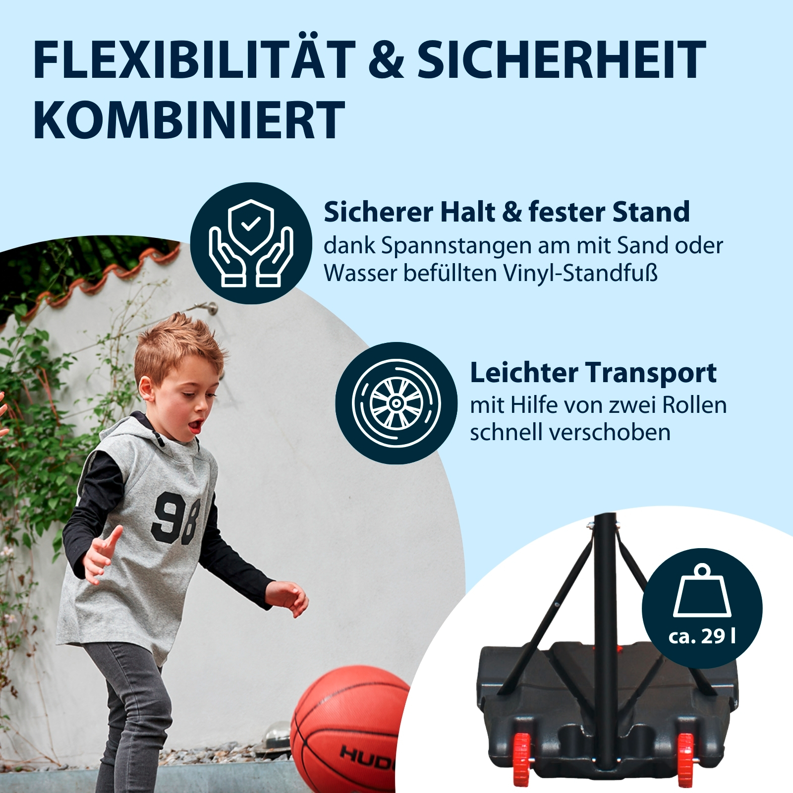HUDORA Basketballständer All Stars 205, Bild 3 von 6