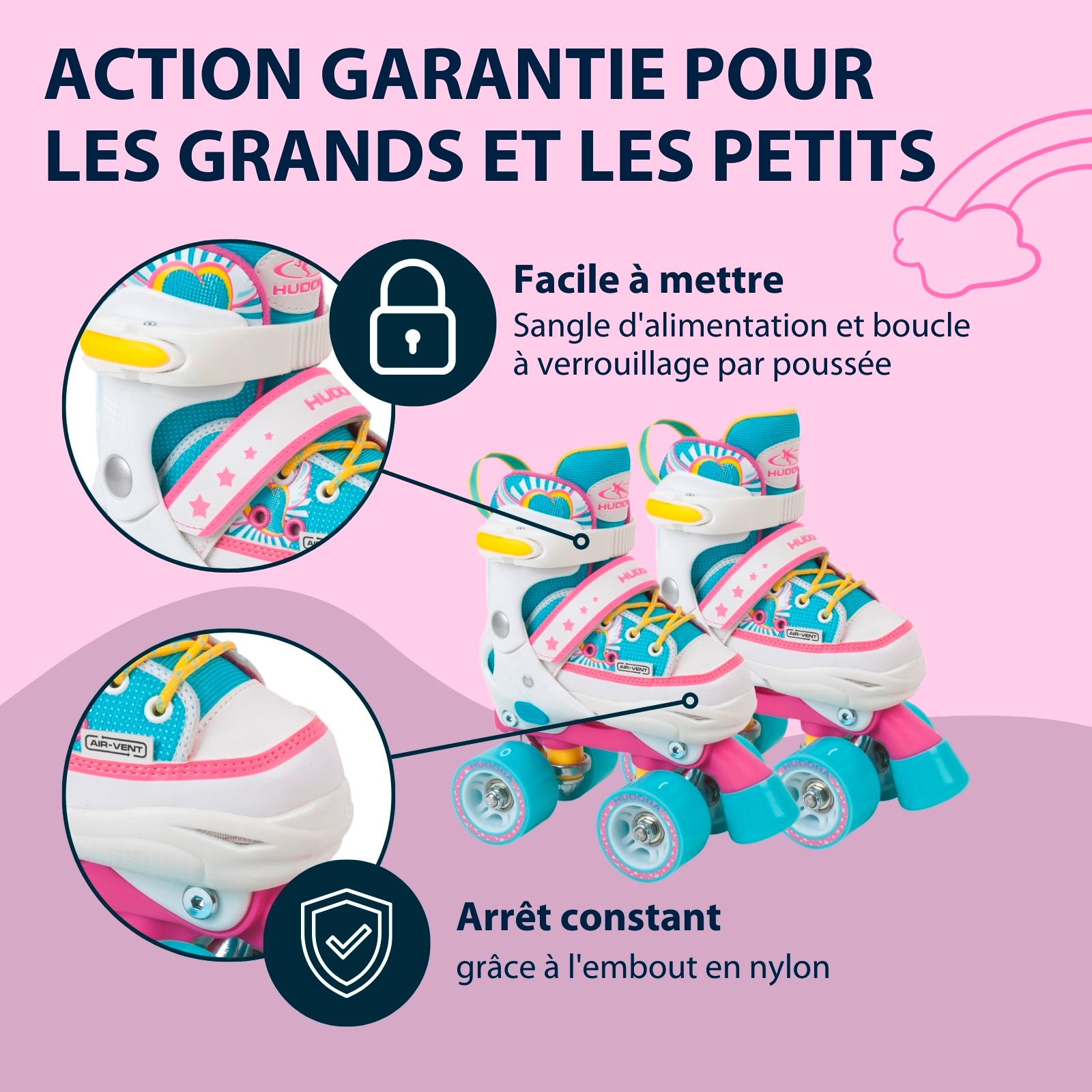 Patin à roulettes Skate Wonders, image 4 from 7