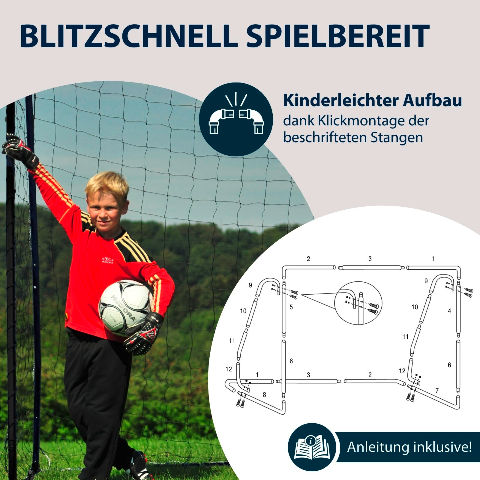 Fußballtor XXL, Bild 4 von 6
