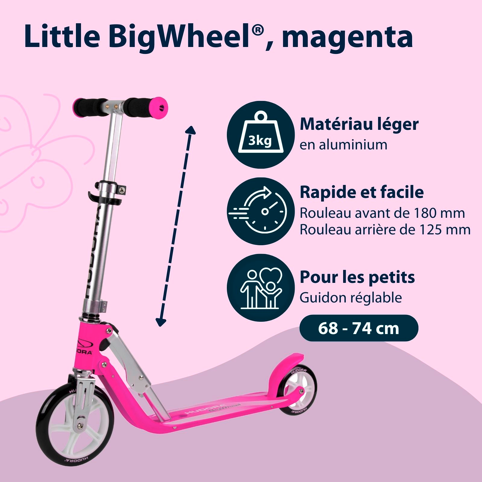 HUDORA Little BigWheel® - Trottinette à roulettes, image 2 from 13