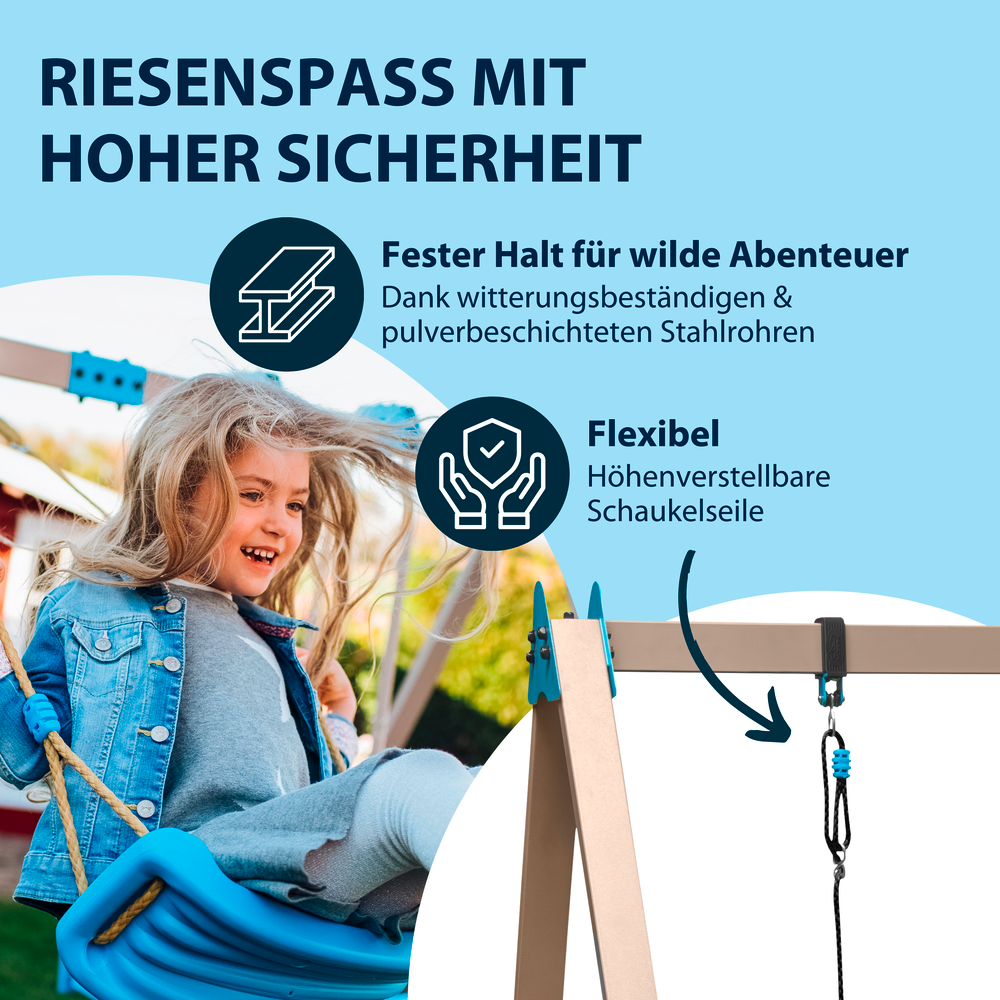 HUDORA Schaukelgestell Vario Doppelschaukel, Bild 5 von 7