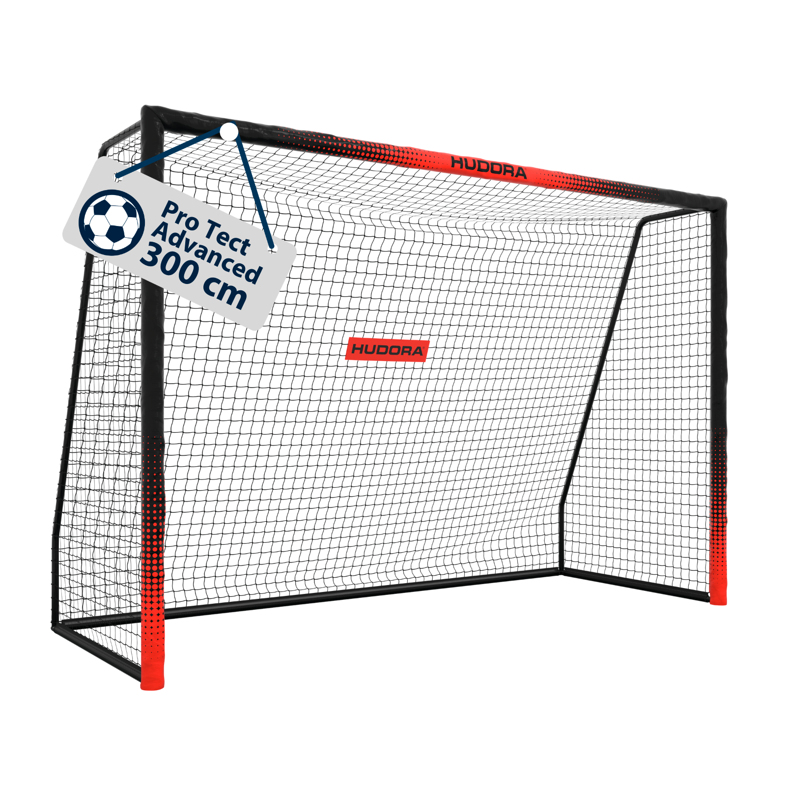HUDORA Fußballtor Pro Tect 300 Advanced Black