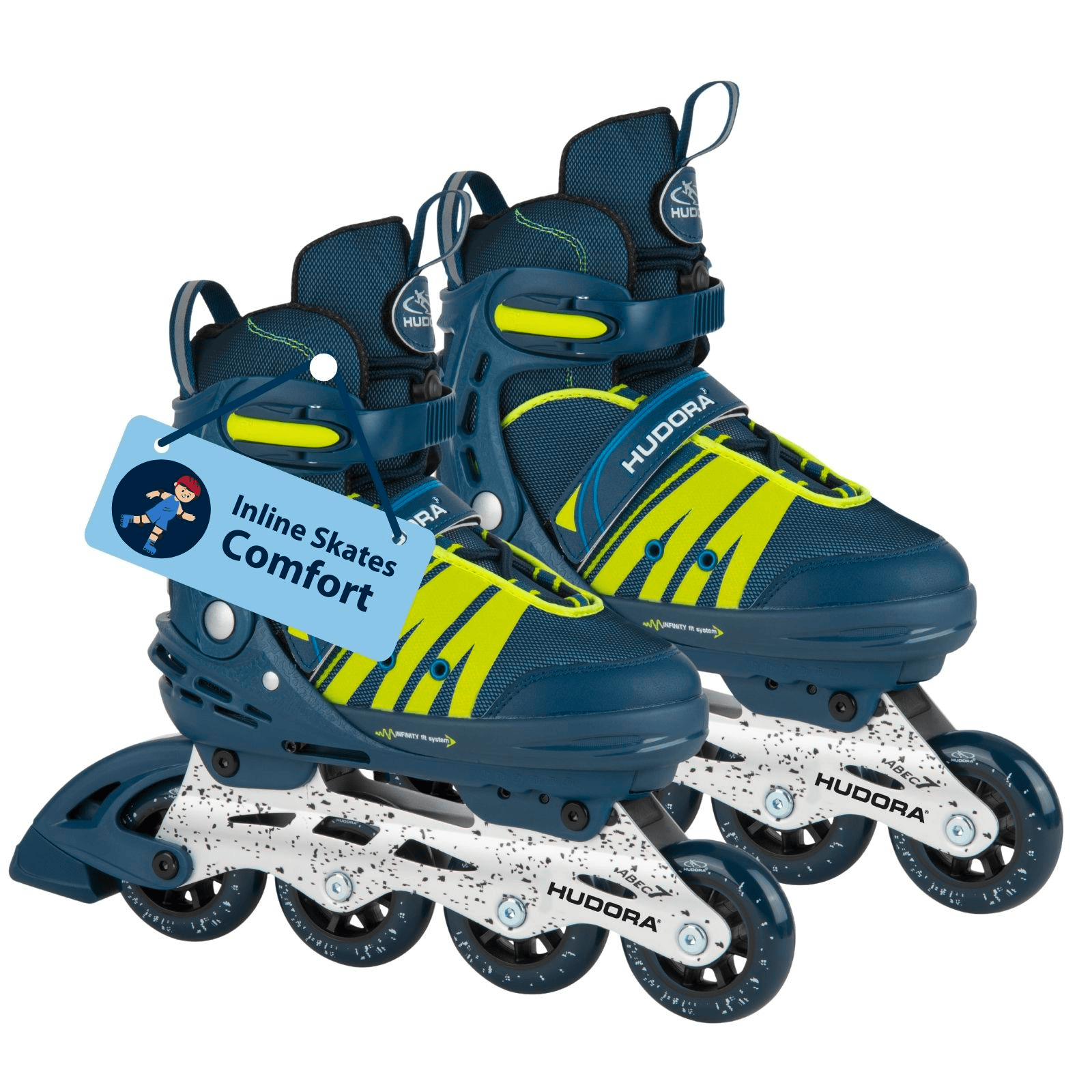HUDORA Inline Skates Comfort, deep blue, Gr. 29-34