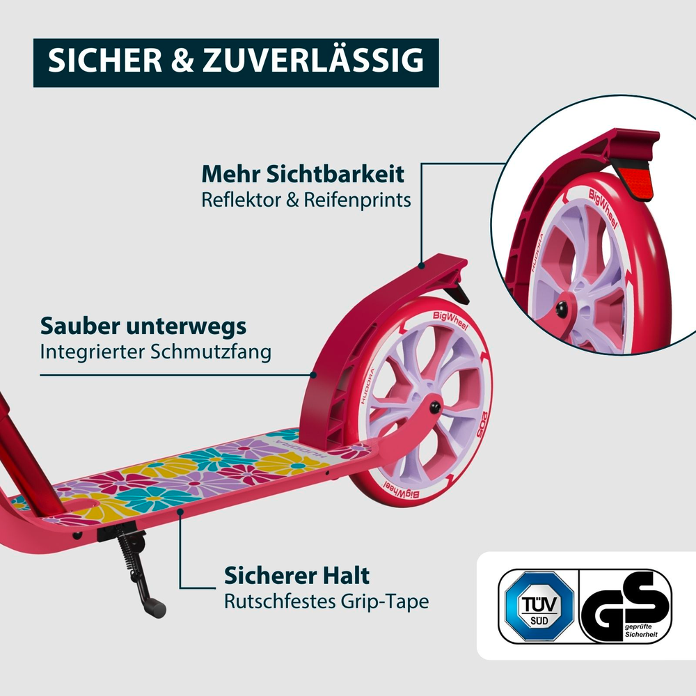 HUDORA BigWheel® 205 Advanced Daydream Edition, Flowers, Bild 6 von 8