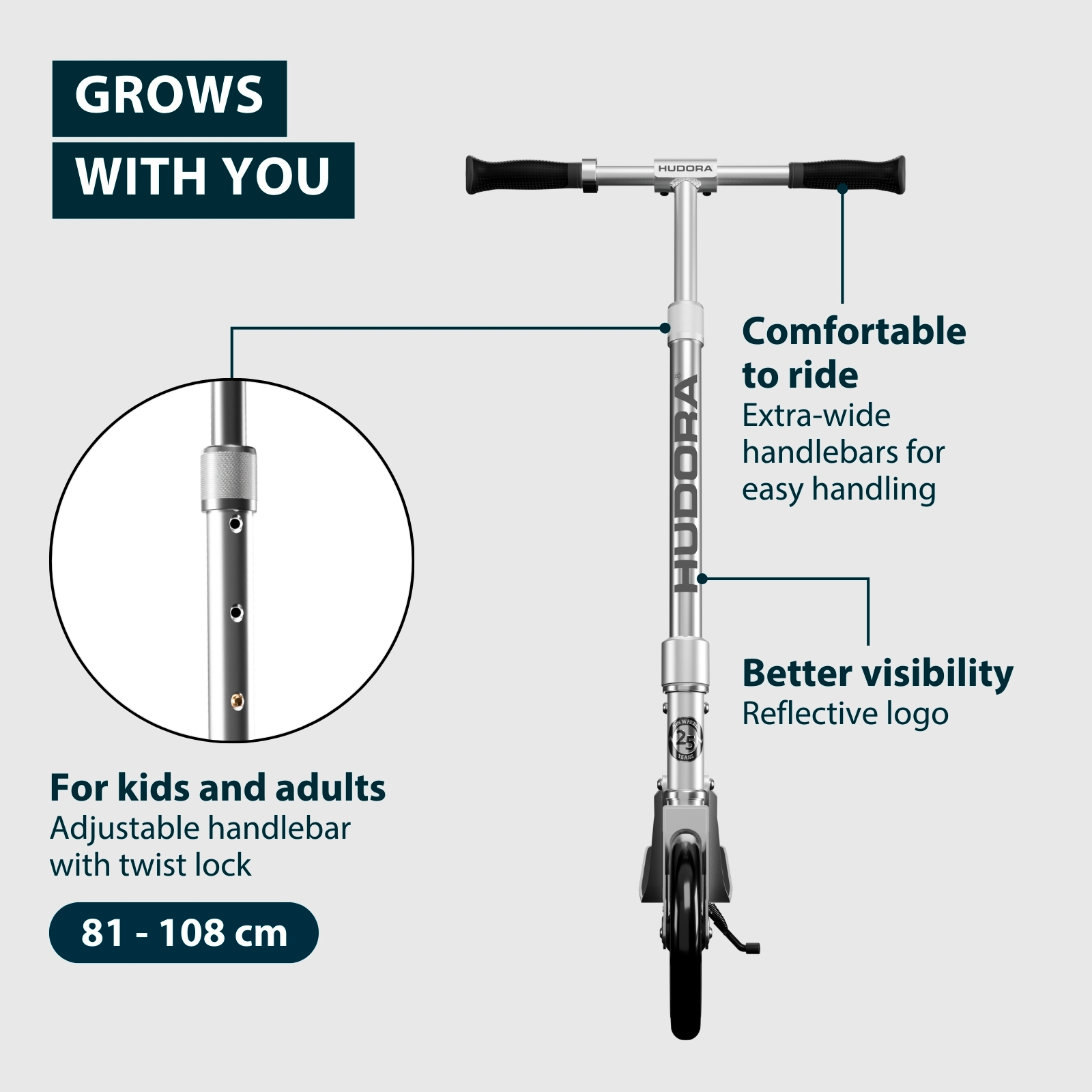 HUDORA BigWheel® 205 Advanced Limited 25th Anniversary Edition, image 5 from 7