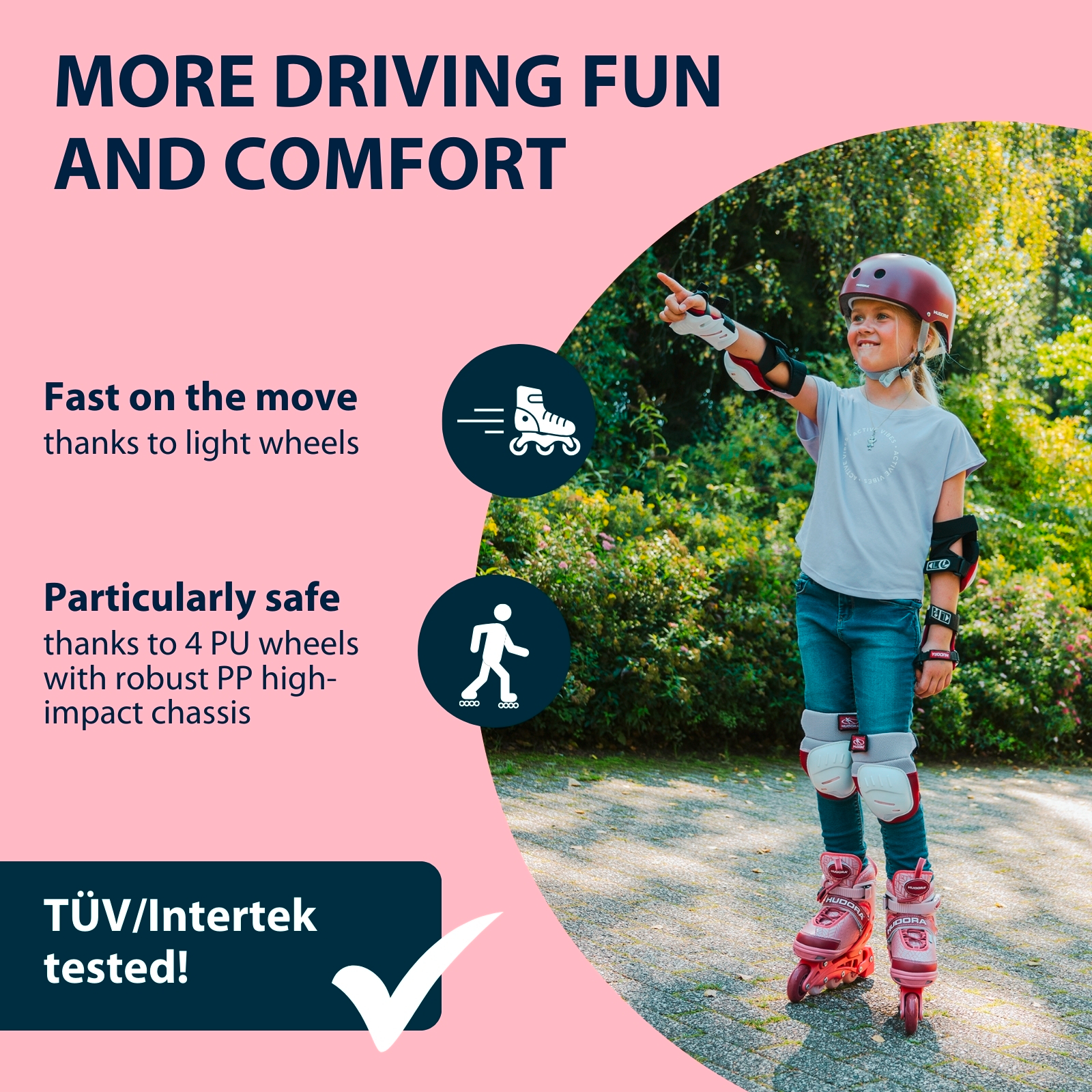 Inline skates, Mia 2.0, pixie, size 29-40, image 3 from 7