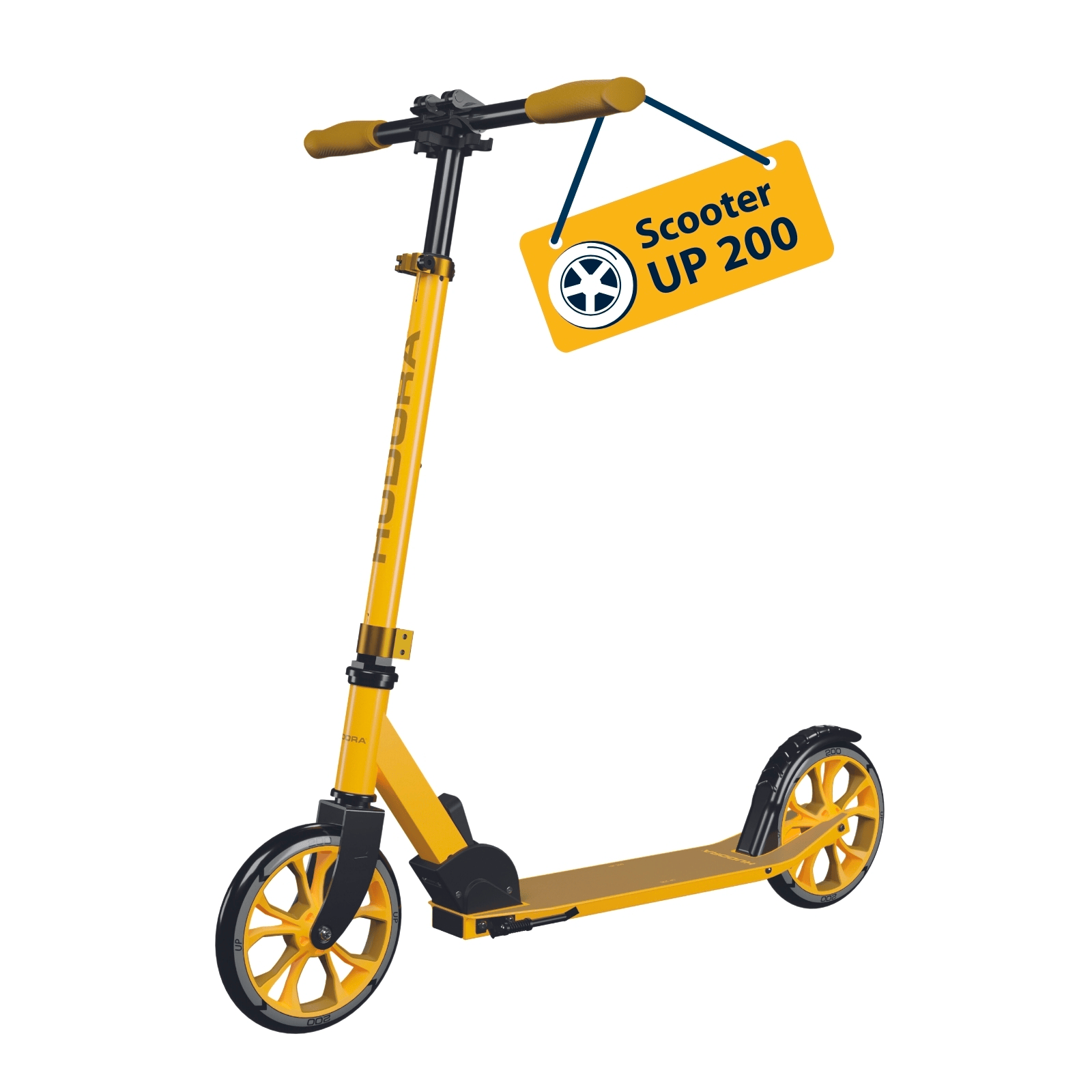 HUDORA Scooter Up 200, canary, Bild 1 von 7