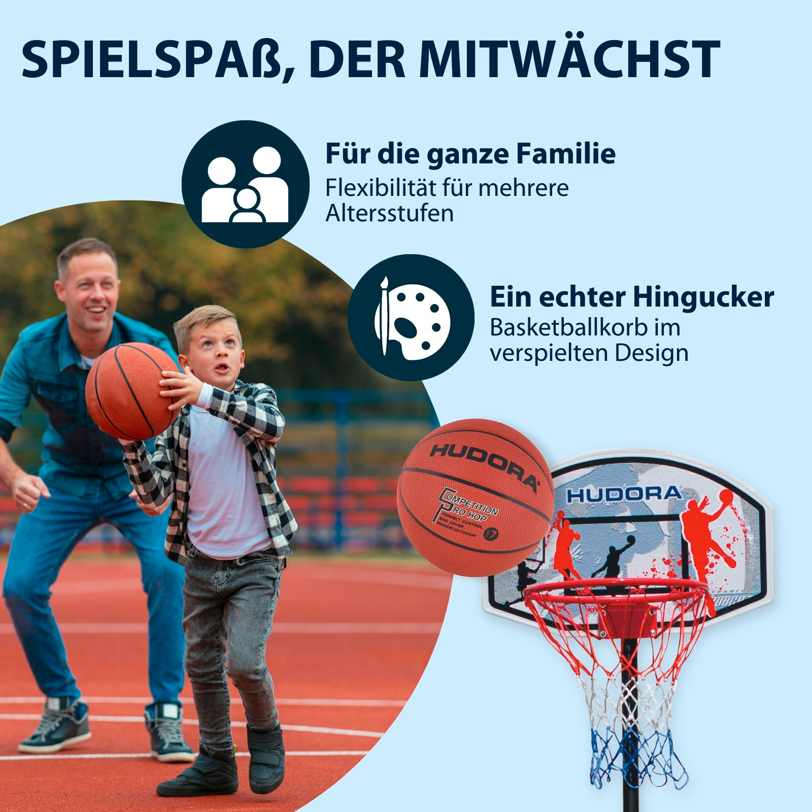 HUDORA Basketballständer All Stars 205, Bild 5 von 6