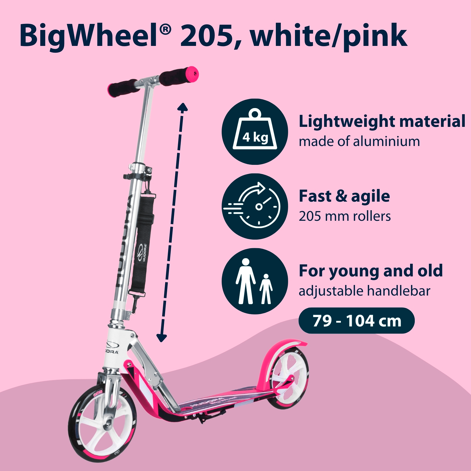 BigWheel® 205 white/pink, image 2 from 7