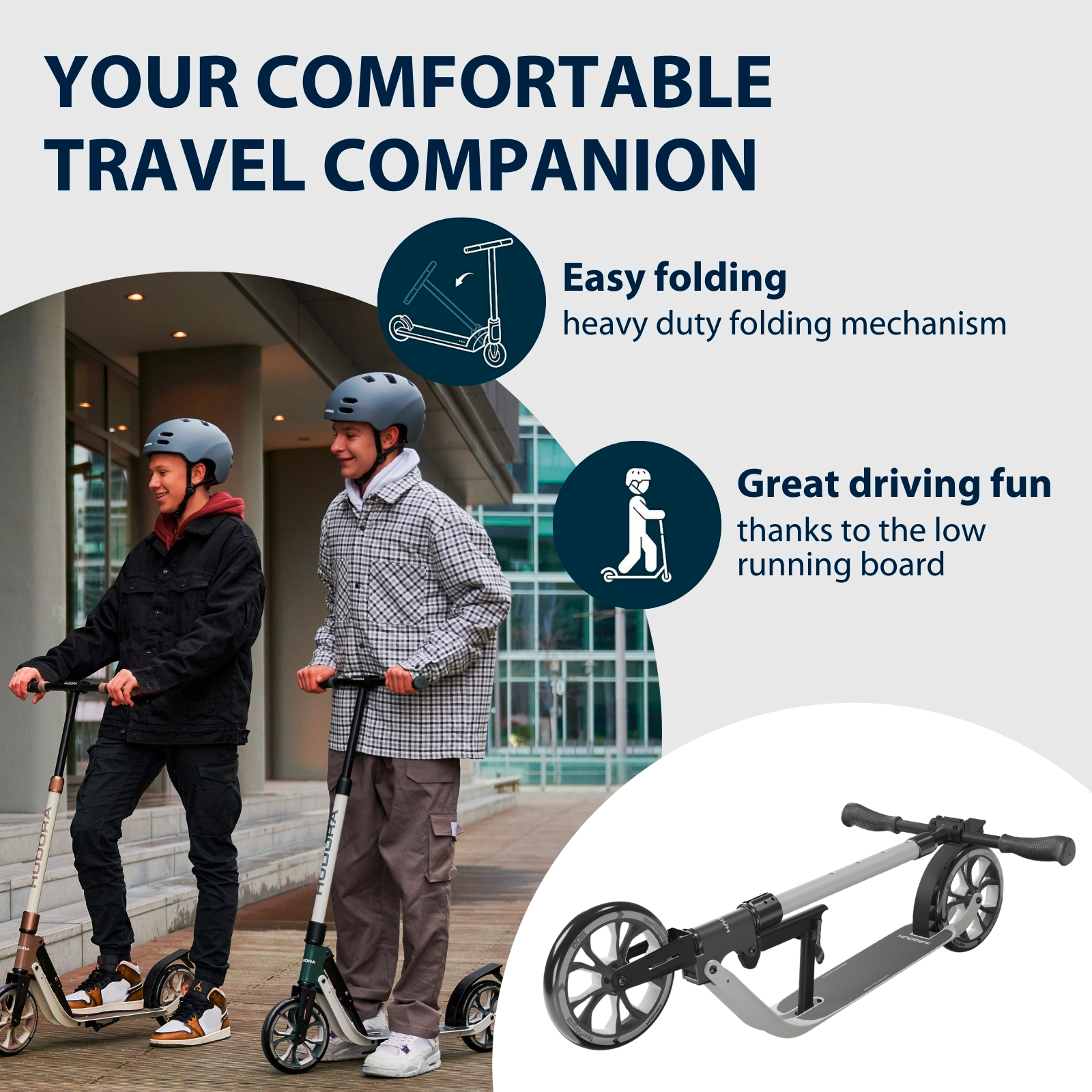 HUDORA BigWheel® 205 Advanced, ash, image 4 from 7