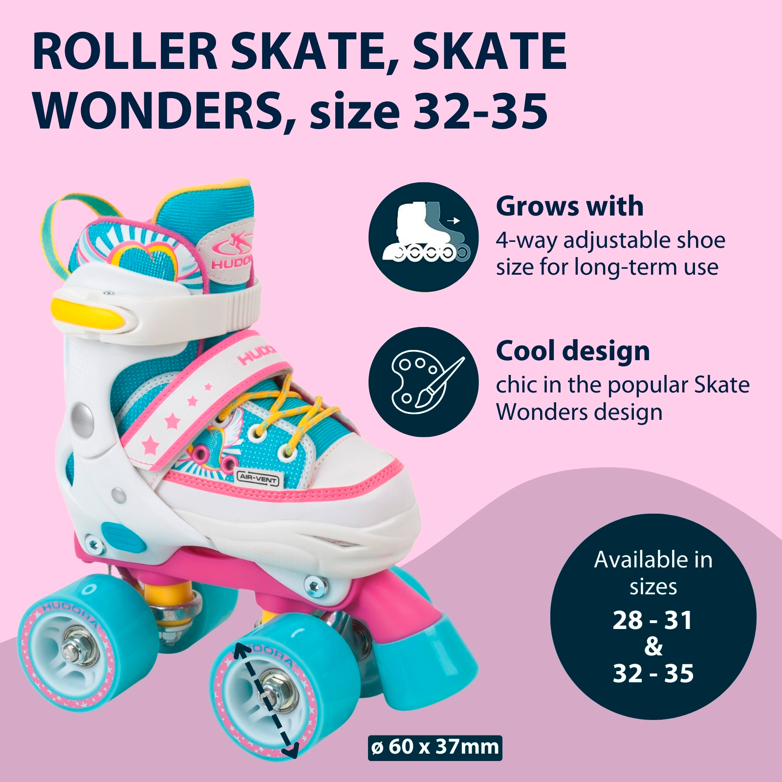 Roller Skate Skate Wonders Sizes 32-35, image 2 from 7