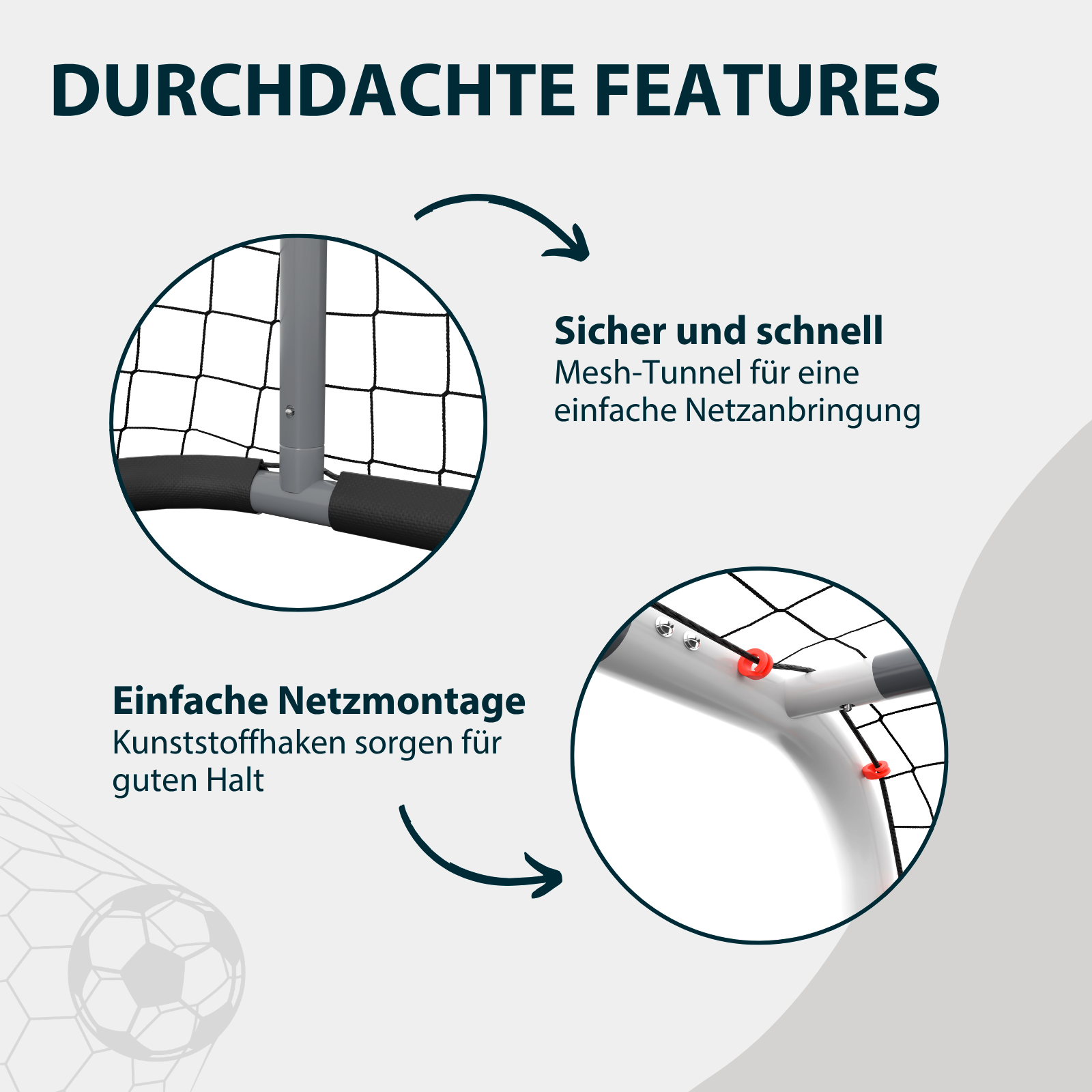 HUDORA Fußballtor RoCo 180 Lite, Bild 3 von 6
