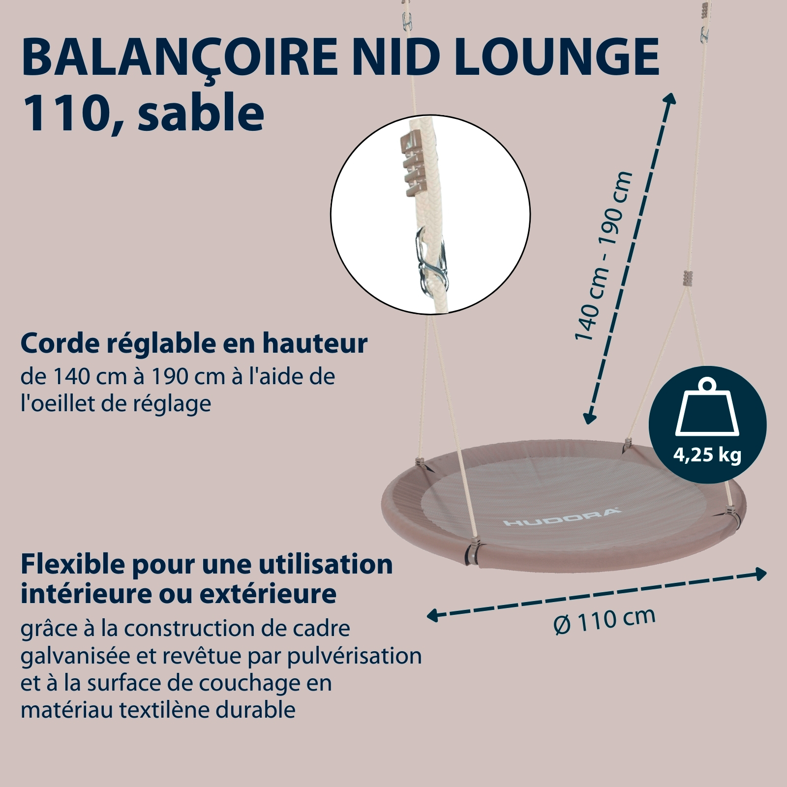 Balançoire nid Lounge 90, image 2 from 6