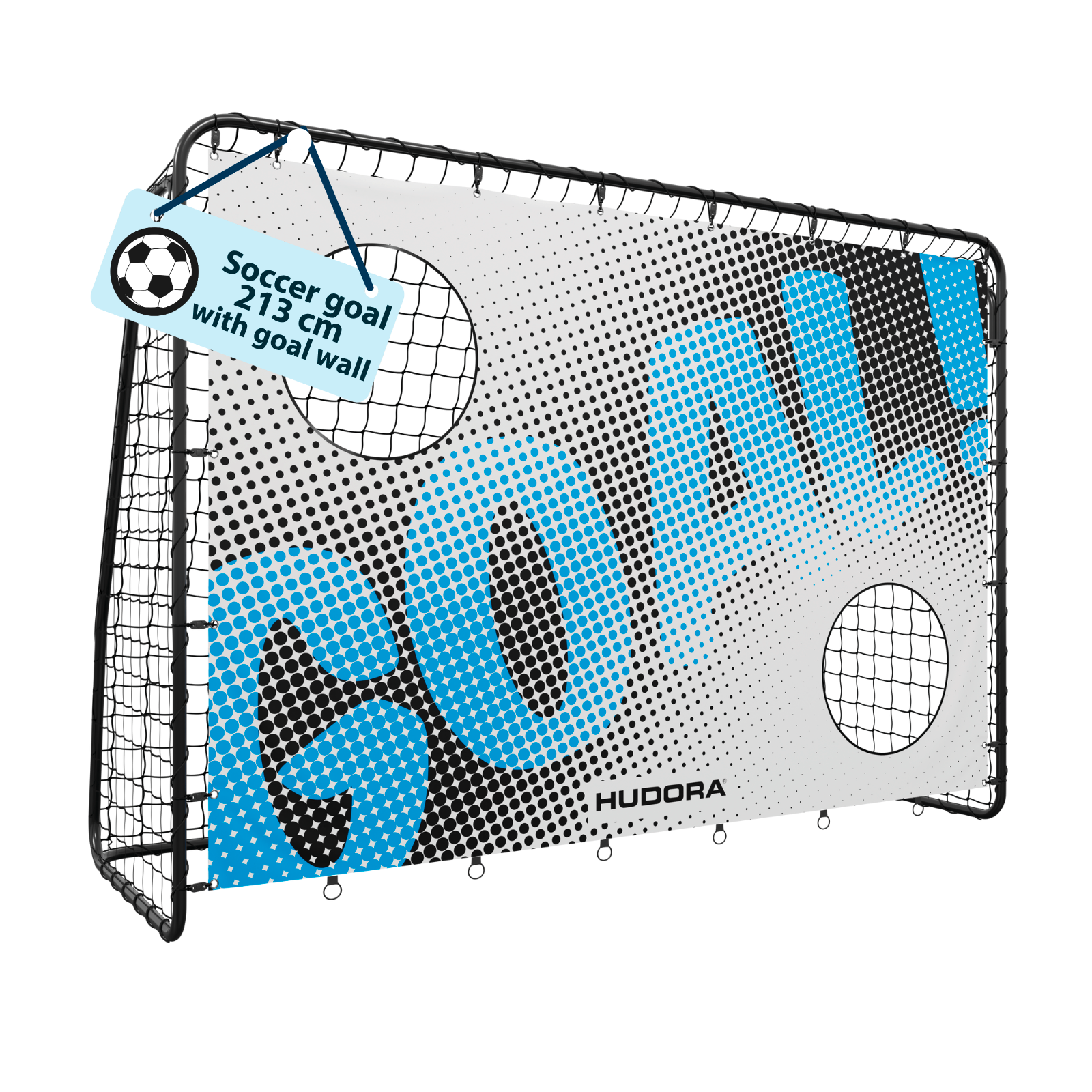 HUDORA football goal trainer with goal wall