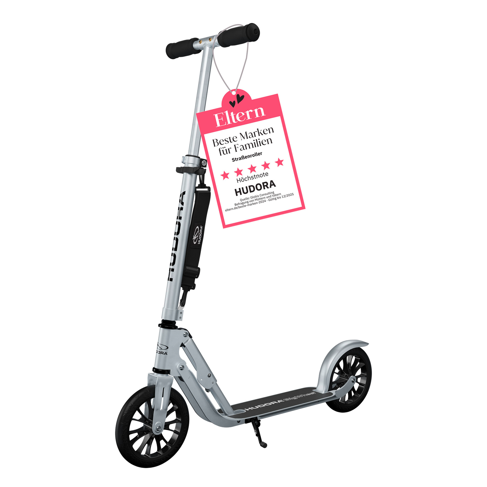 HUDORA BigWheel® Crossover 205, Scooter silber