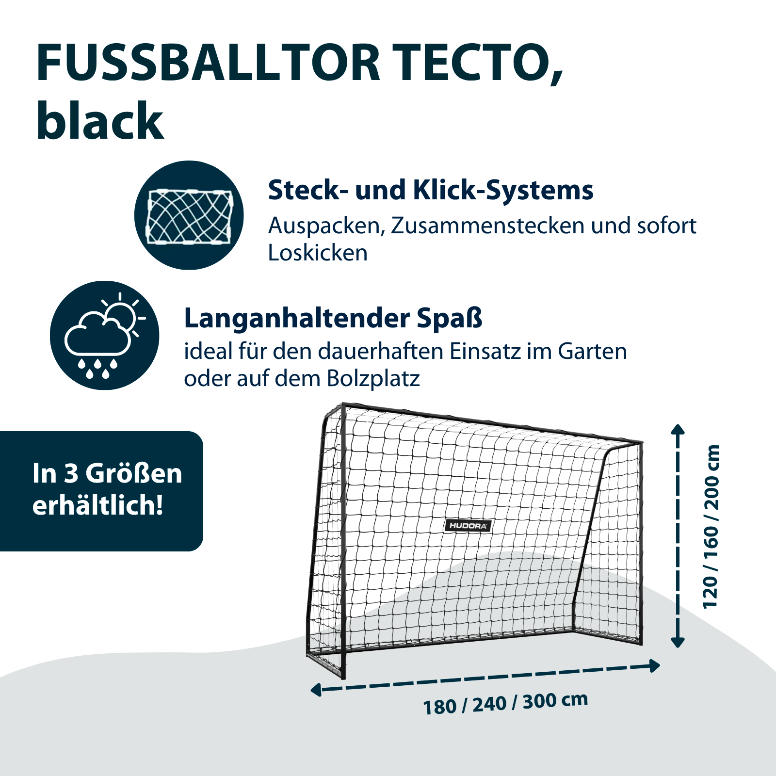 HUDORA Fußballtor TecTo 240, image 2 from 7