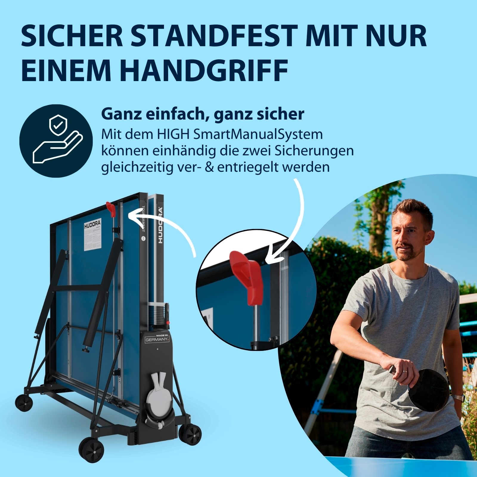 HUDORA Tischtennisplatte Tournament, Bild 5 von 8
