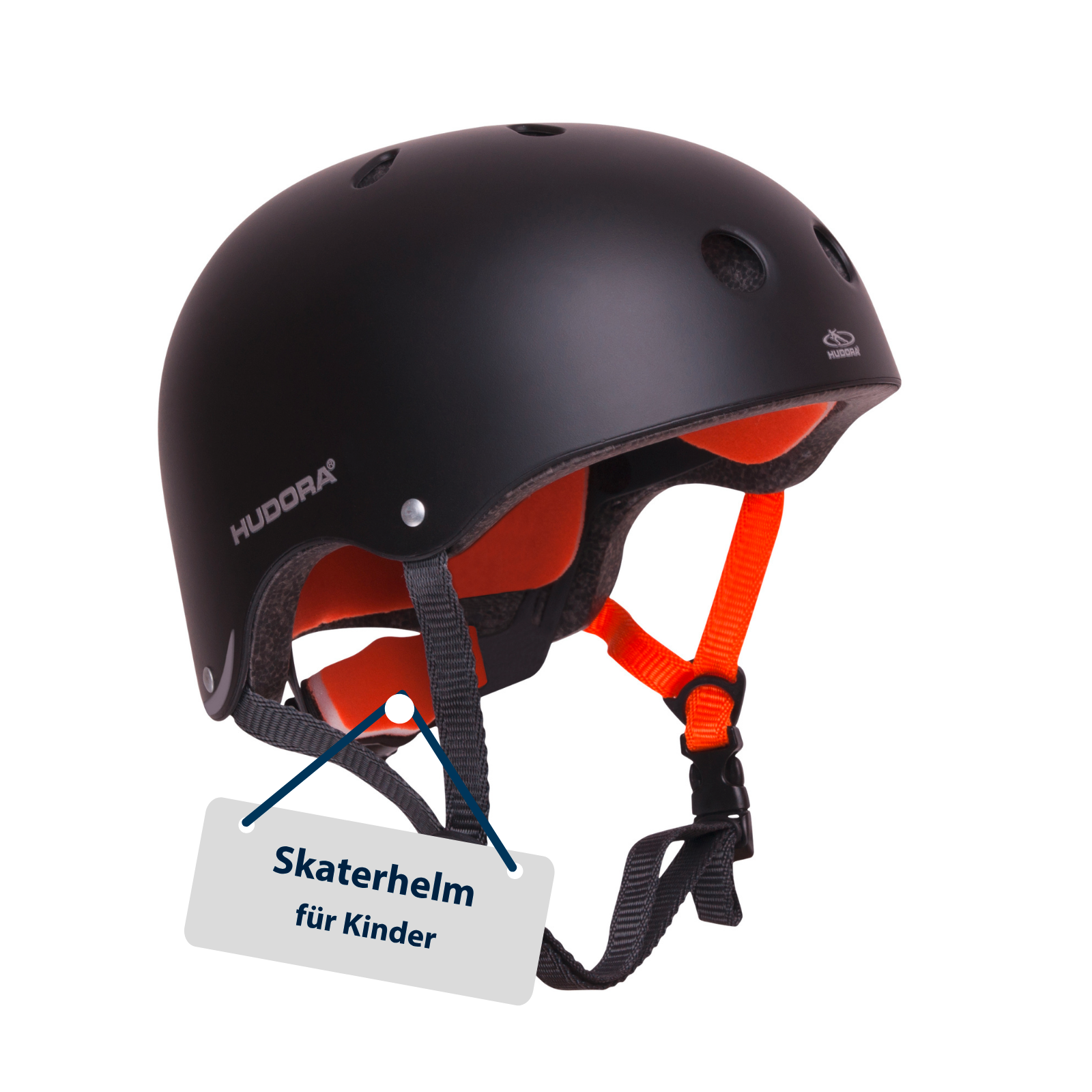 HUDORA Skaterhelm, Gr. 51-60, anthrazit