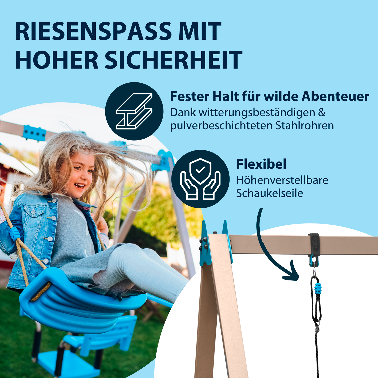 HUDORA Schaukelgestell Vario Gondel, Bild 3 von 7