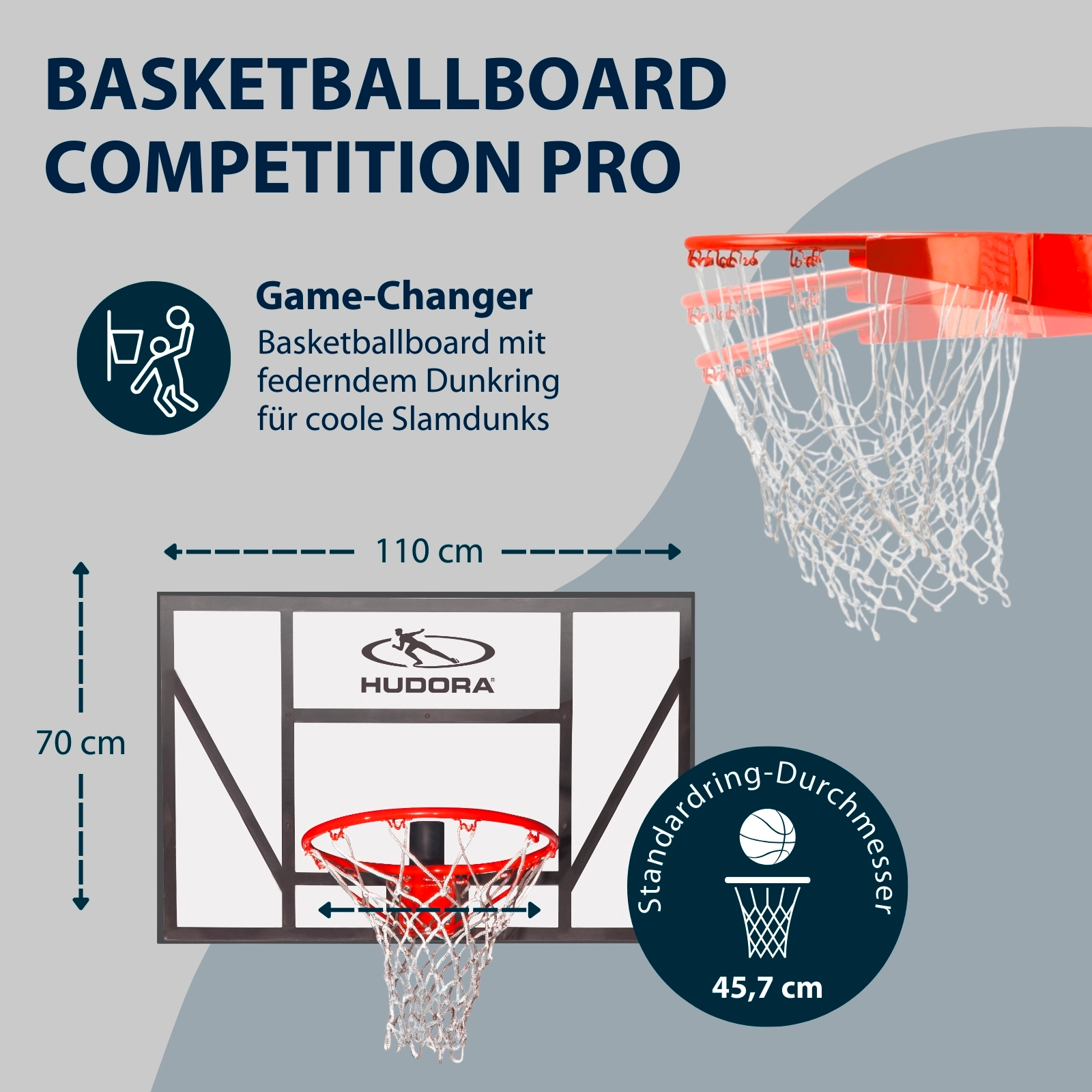 HUDORA Basketball Board Competition Pro, Bild 2 von 6