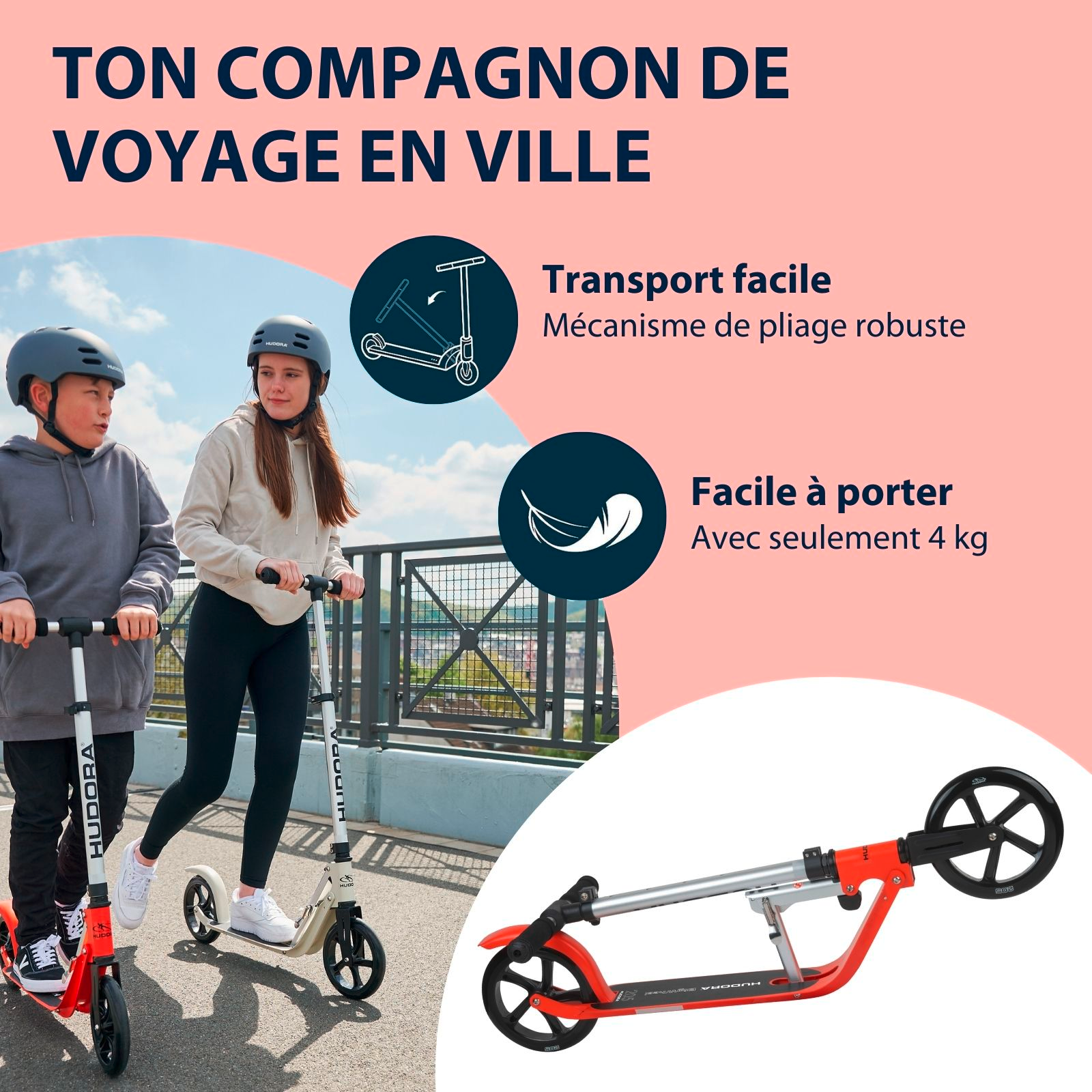HUDORA BigWheel® 205 Pure, image 4 from 7