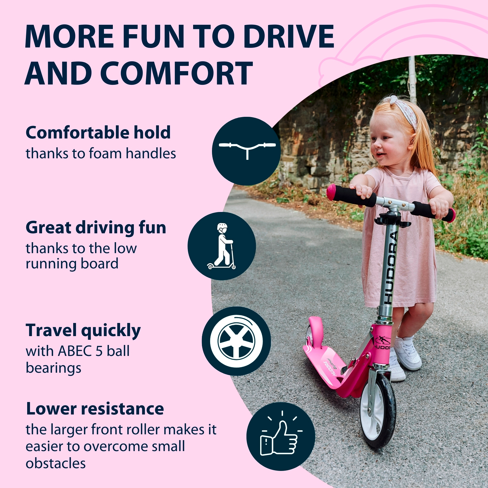 HUDORA Little BigWheel®, scooter sky blue, image 4 from 13