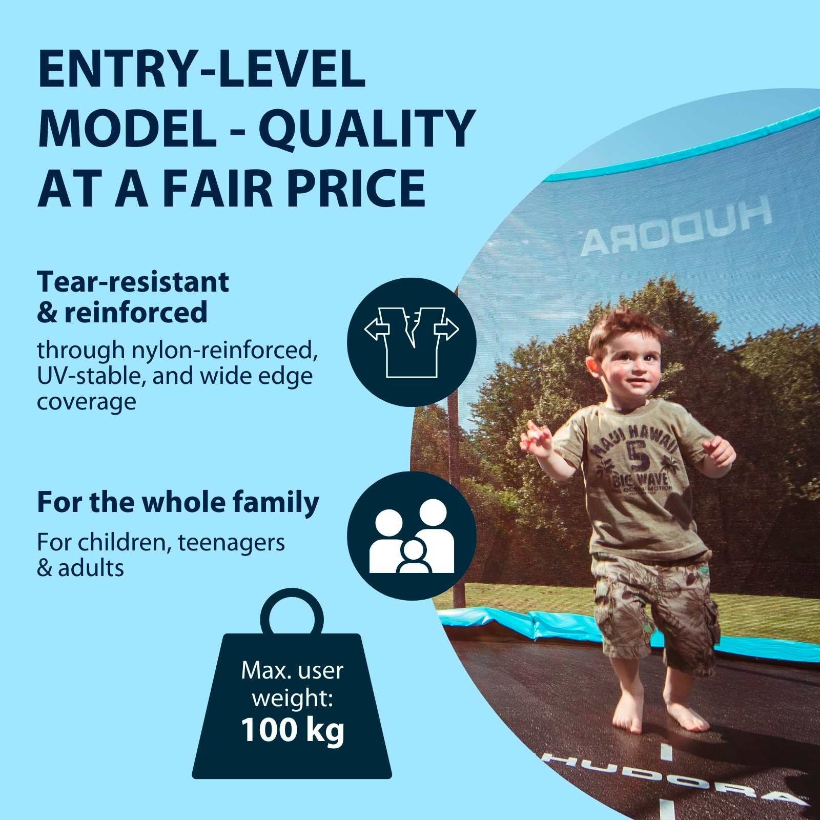 Start trampoline 300V, blue, image 6 from 7