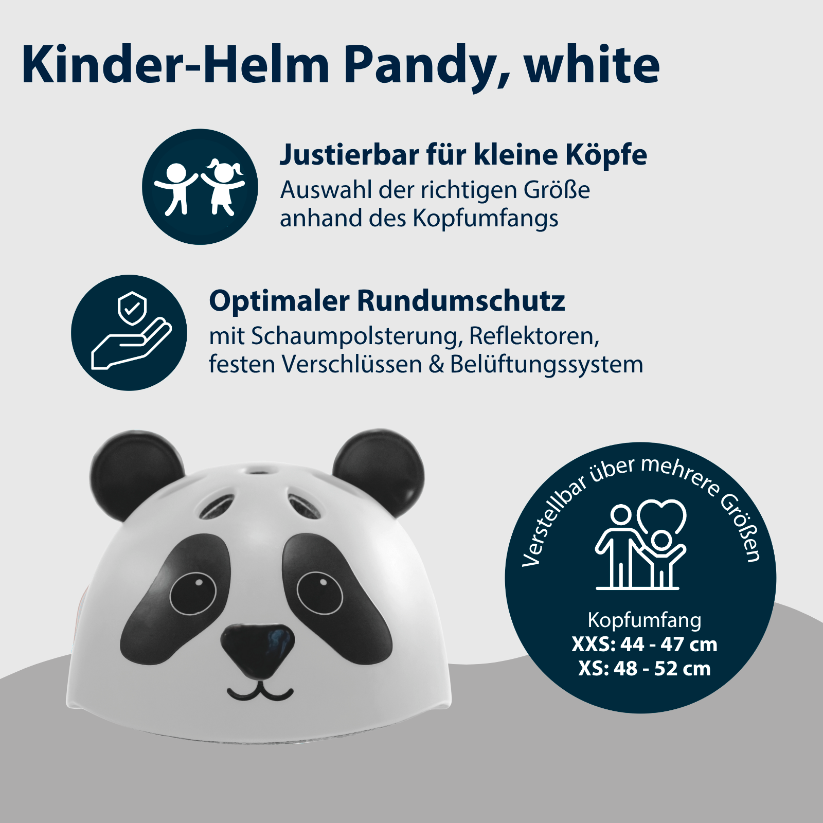 HUDORA Kinderhelm Pandy, Gr. 48-52, Bild 2 von 7