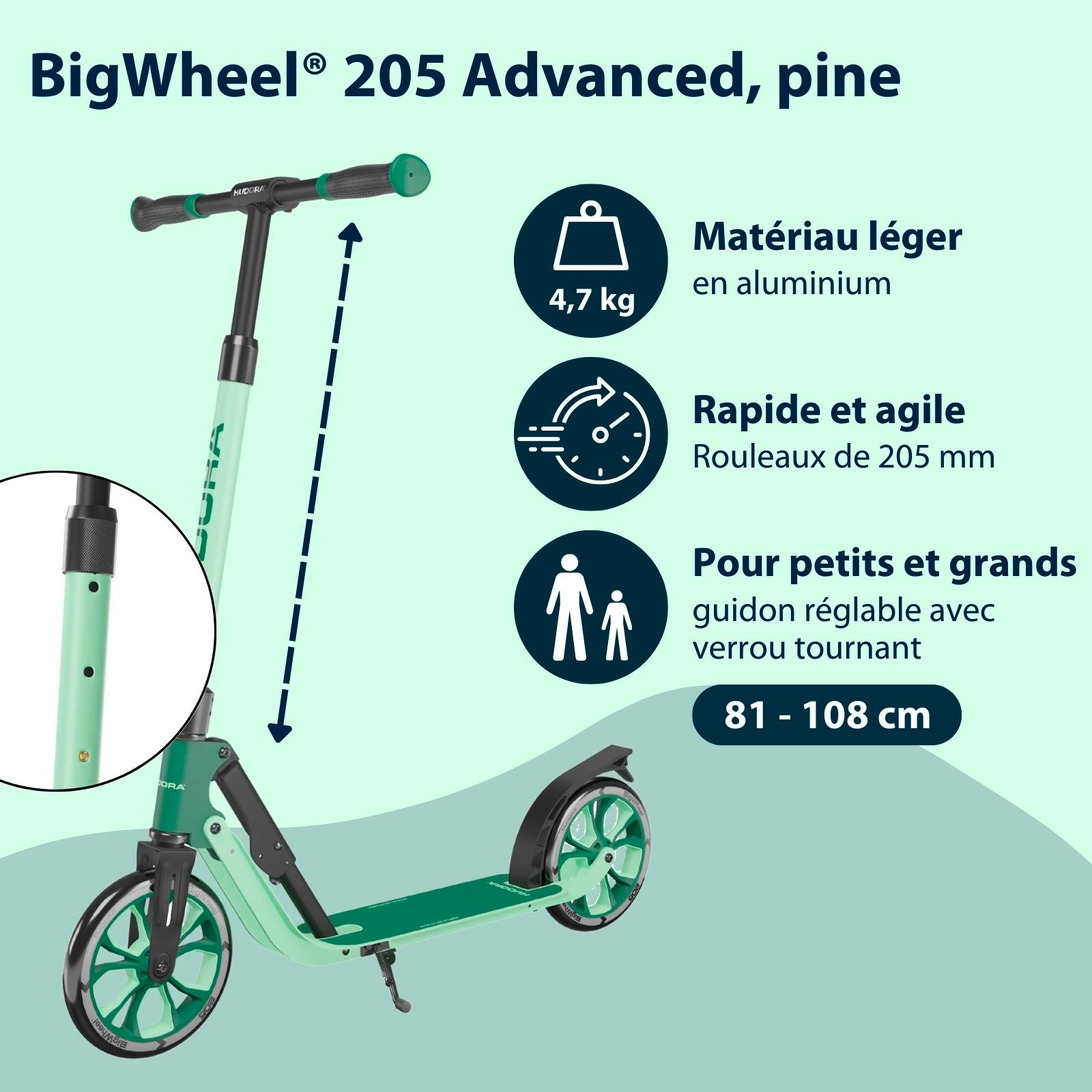 HUDORA BigWheel® 205 Advanced, image 2 from 7