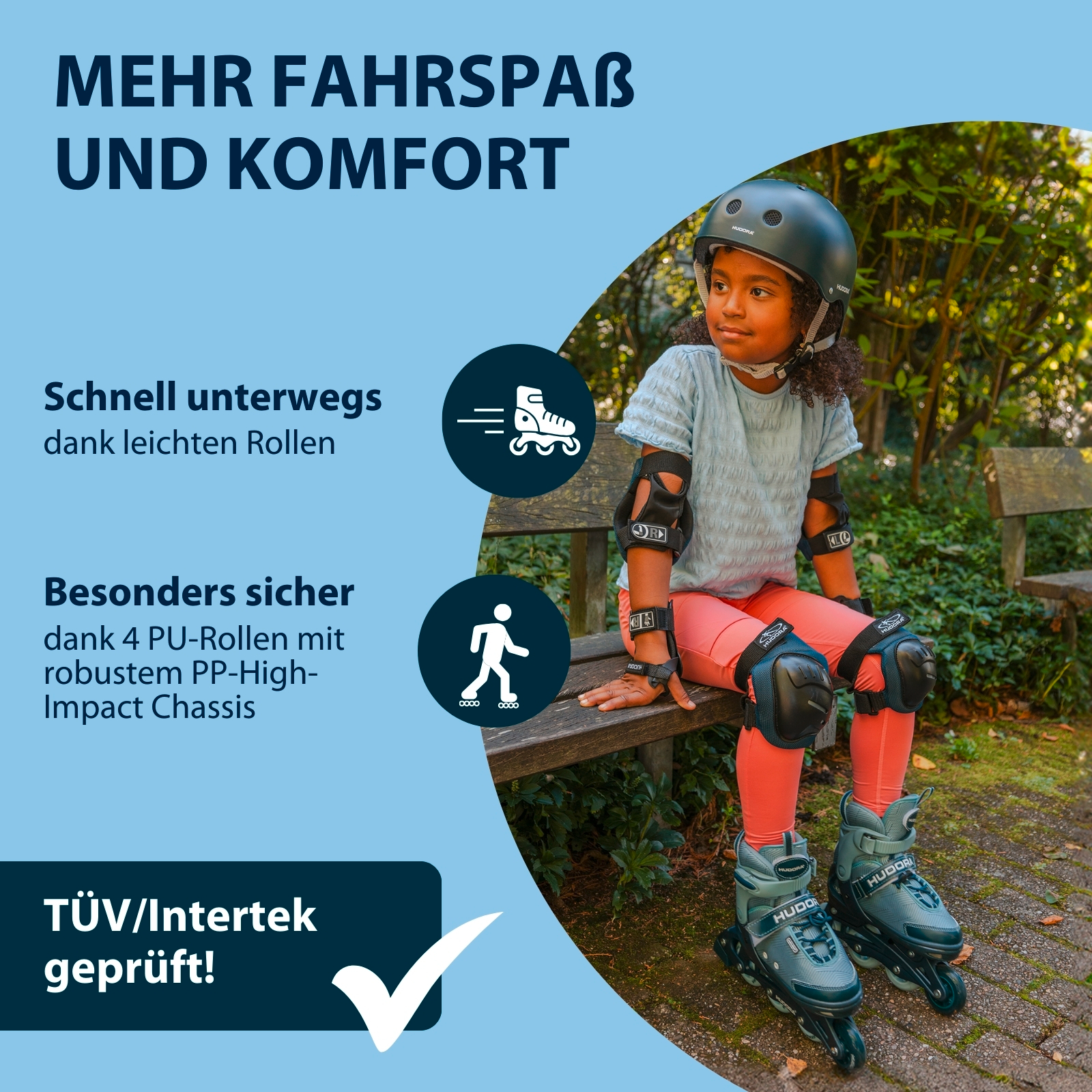 Inline Skates, Leon 2.0, ocean, Gr. 29-40, Bild 3 von 7