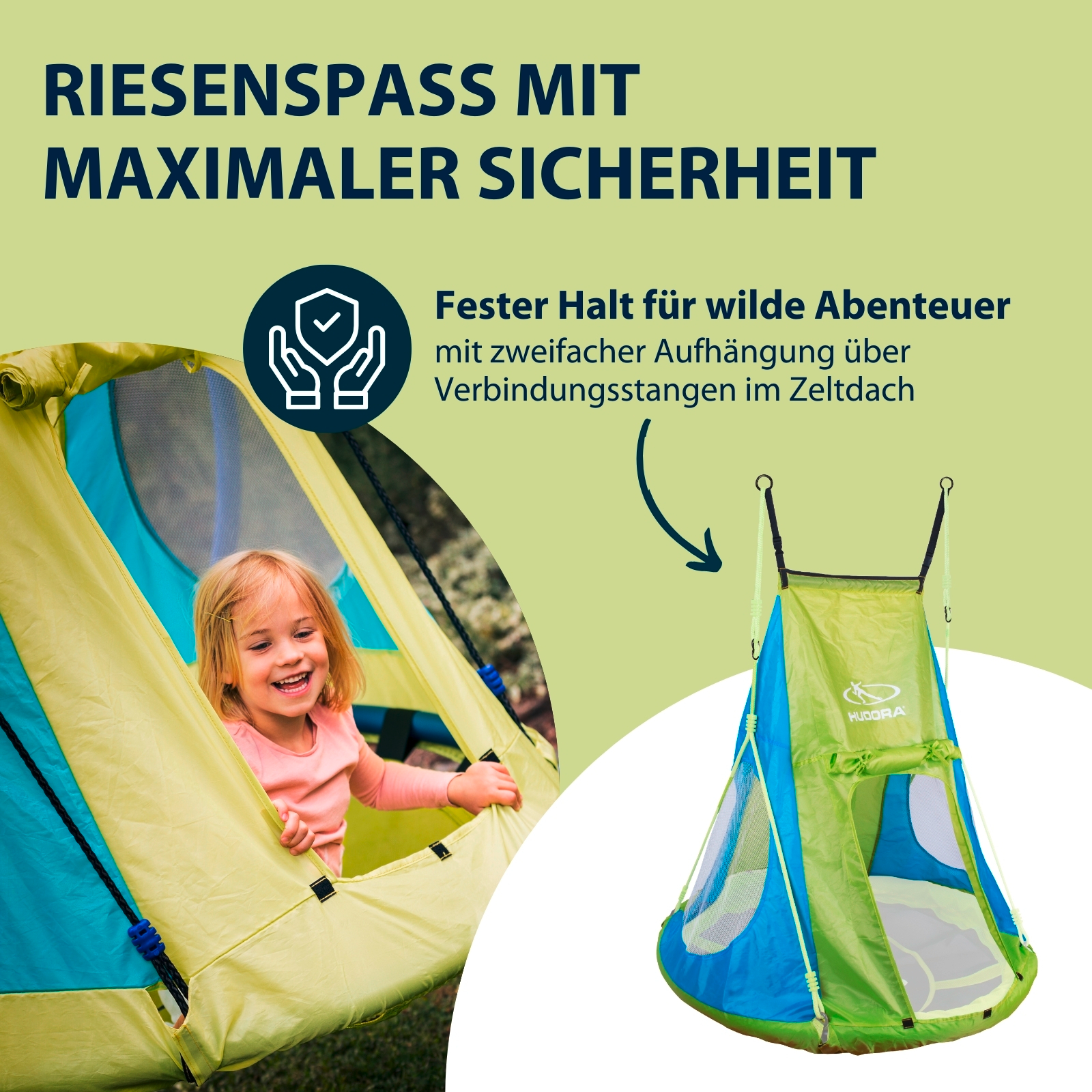 HUDORA Zelt Cosy Castle für Nestschaukel 110+, Bild 5 von 7