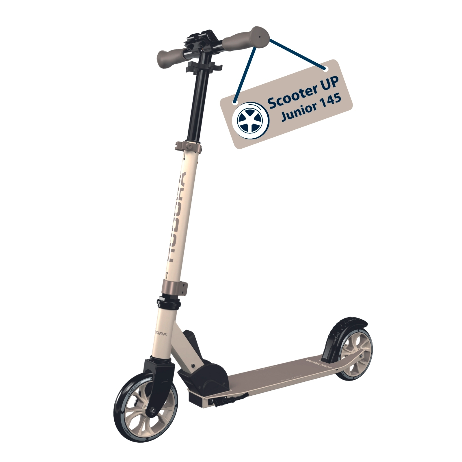 HUDORA Scooter Up 145 Junior, pearl