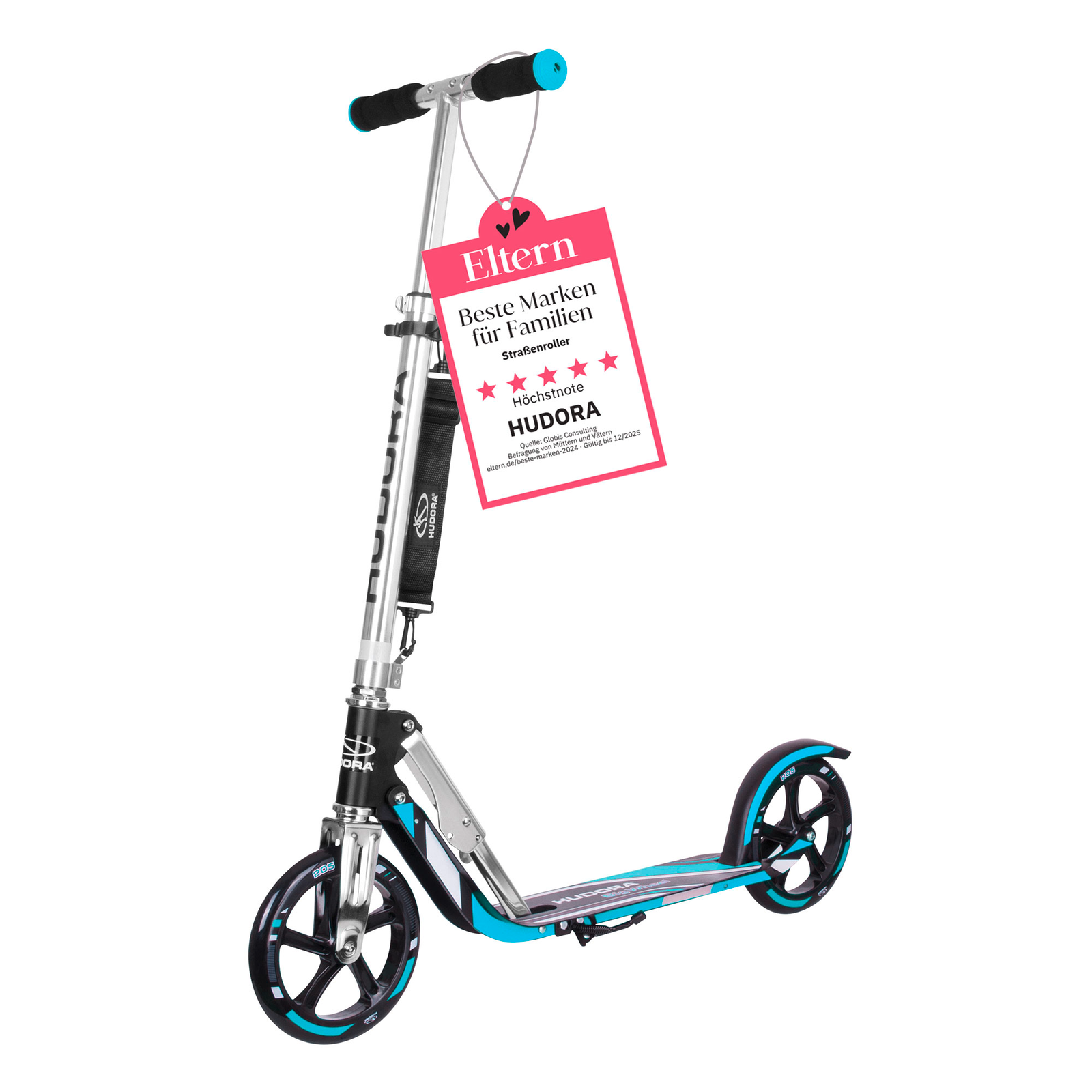 HUDORA BigWheel® 205 Schwarz/Blau, Bild 1 von 7