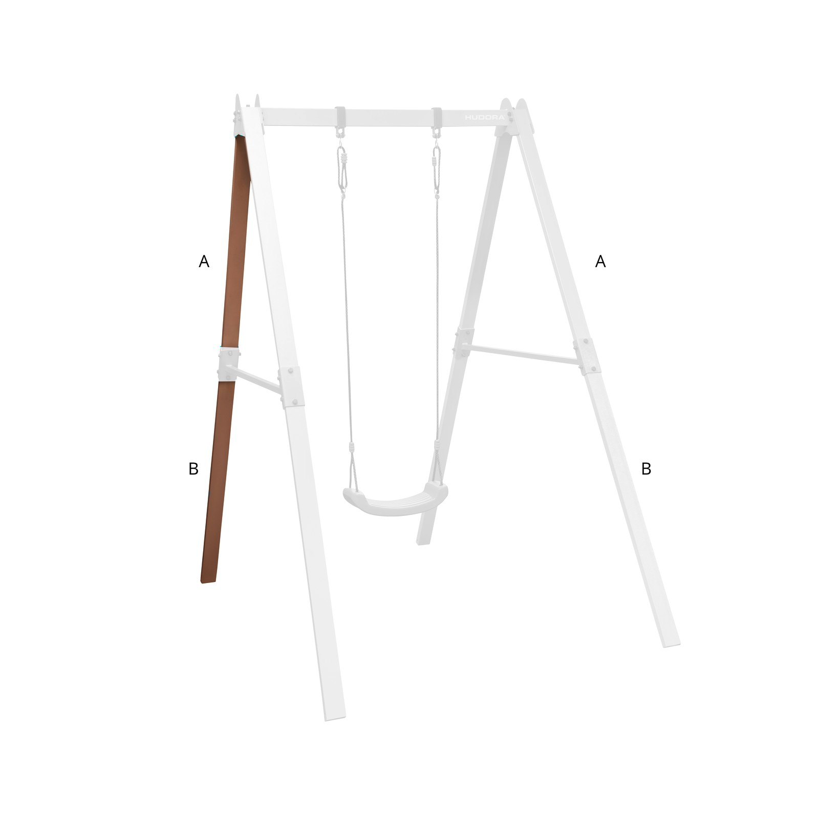 1 Set Seitenholme für Schaukelgestell Vario