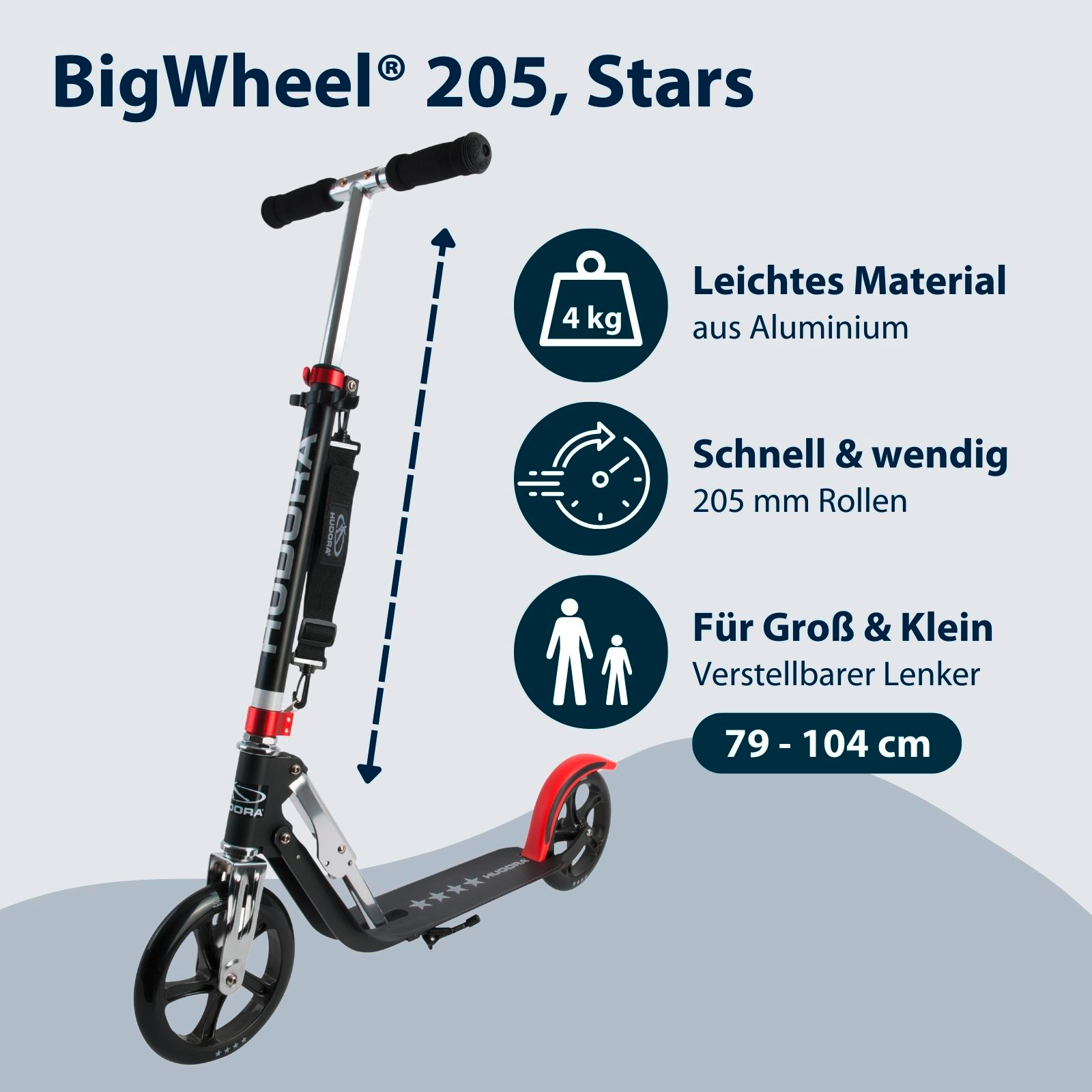 HUDORA BigWheel® 205, Stars "Exklusiv Edition", Bild 2 von 7
