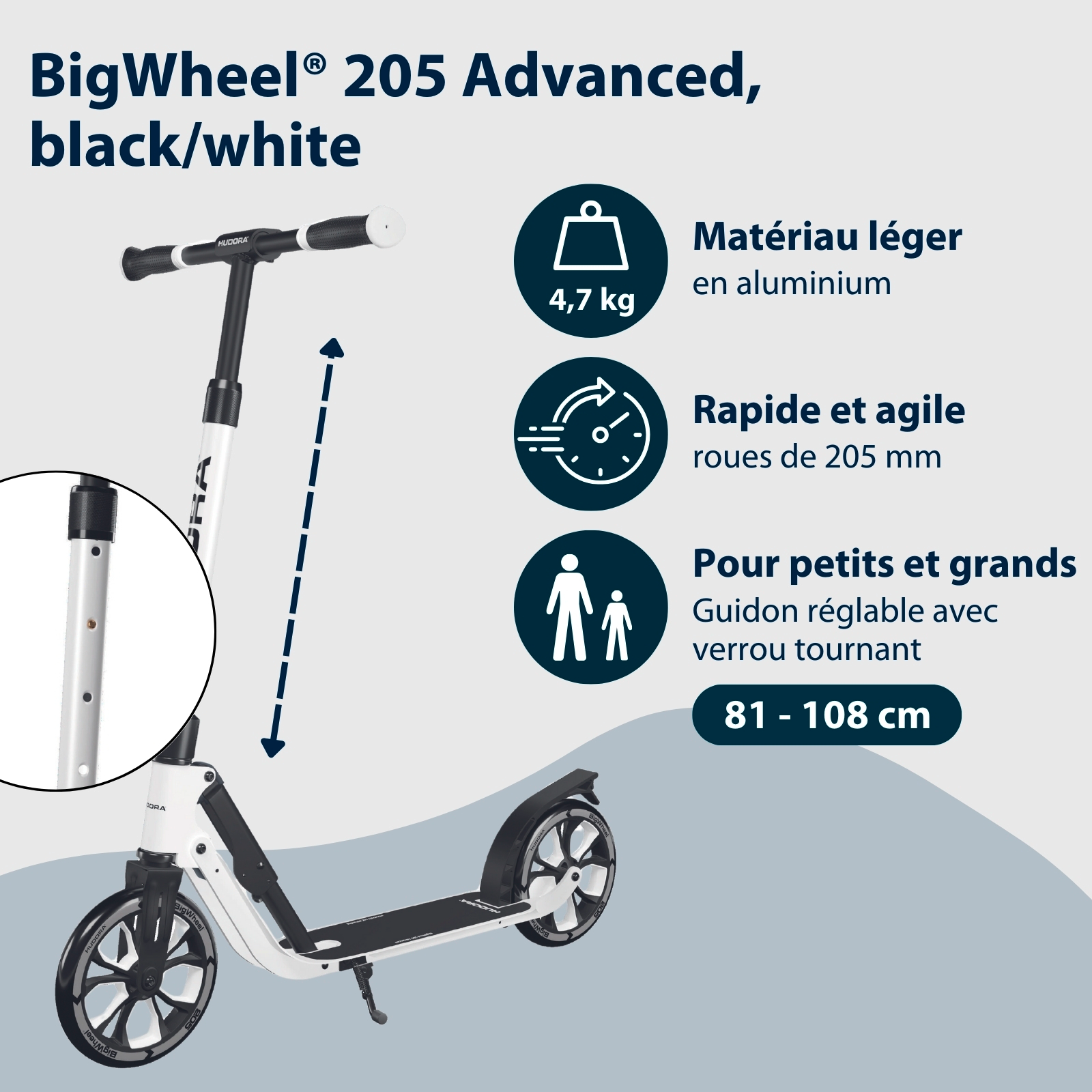 HUDORA BigWheel® 205 Advanced, image 2 from 7