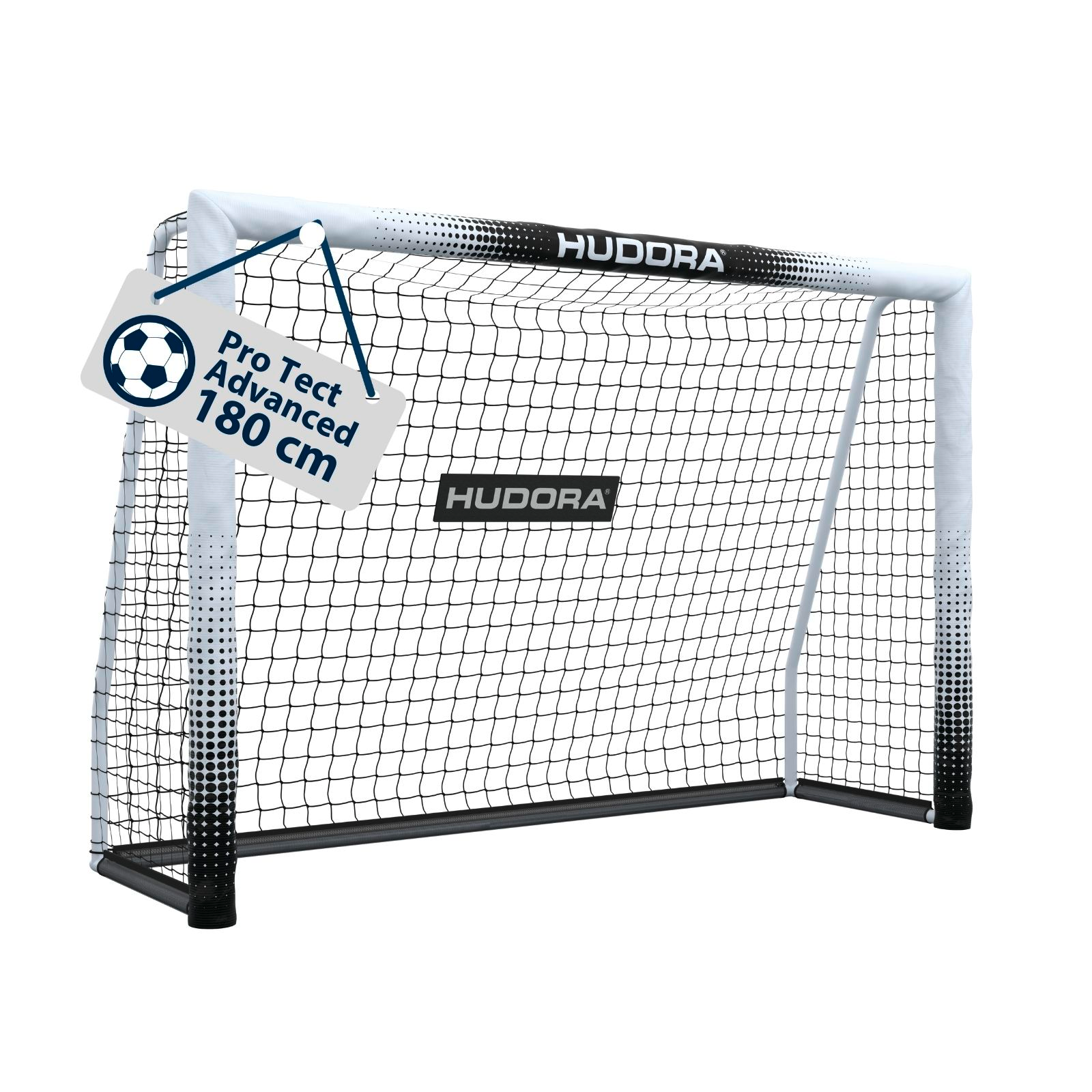 HUDORA Football Goal Pro Tect 180 Advanced White