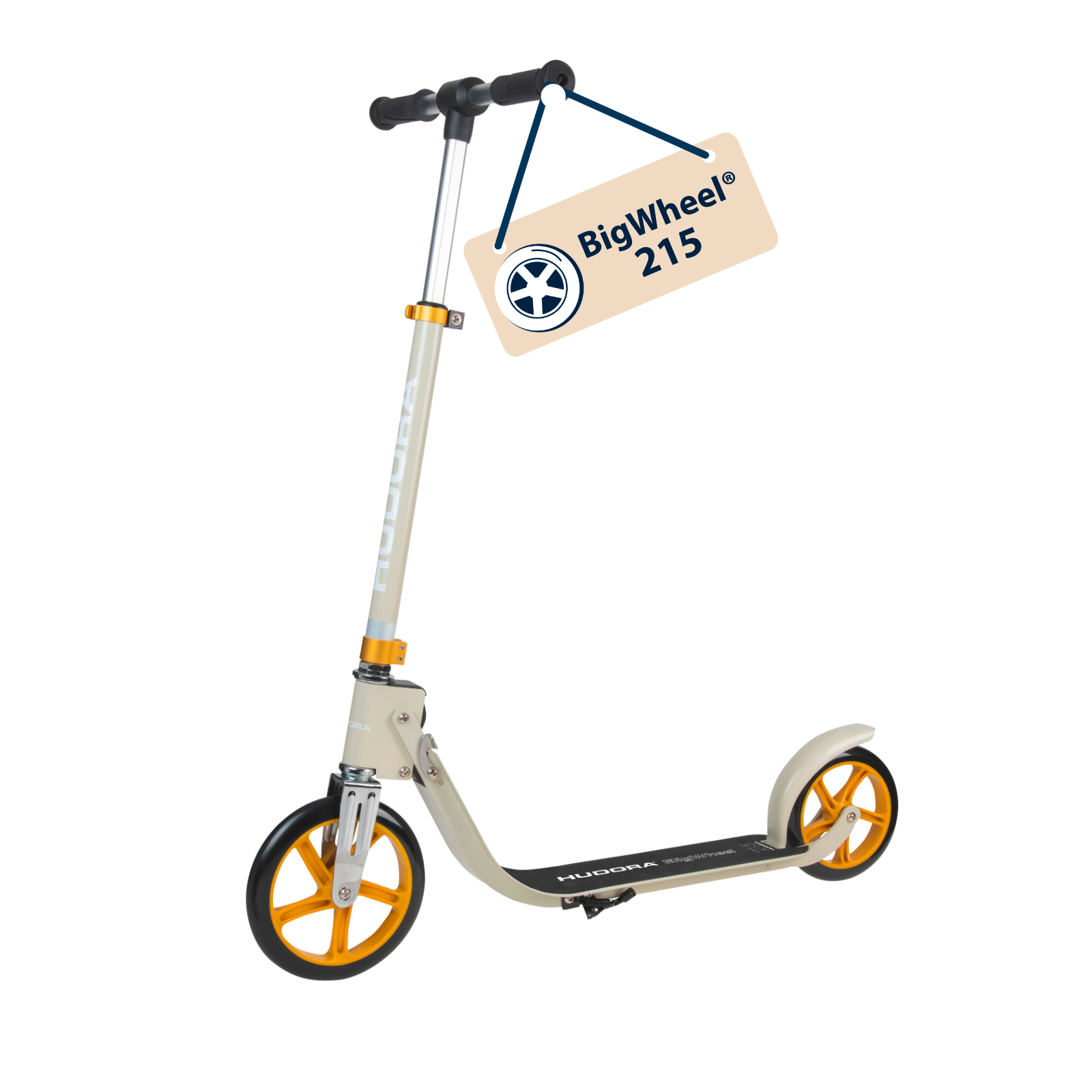 HUDORA BigWheel® 215 Scooter, sand