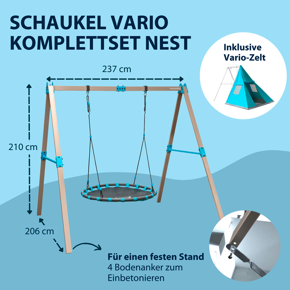 HUDORA Schaukelgestell Vario Nestschaukel, Bild 2 von 7
