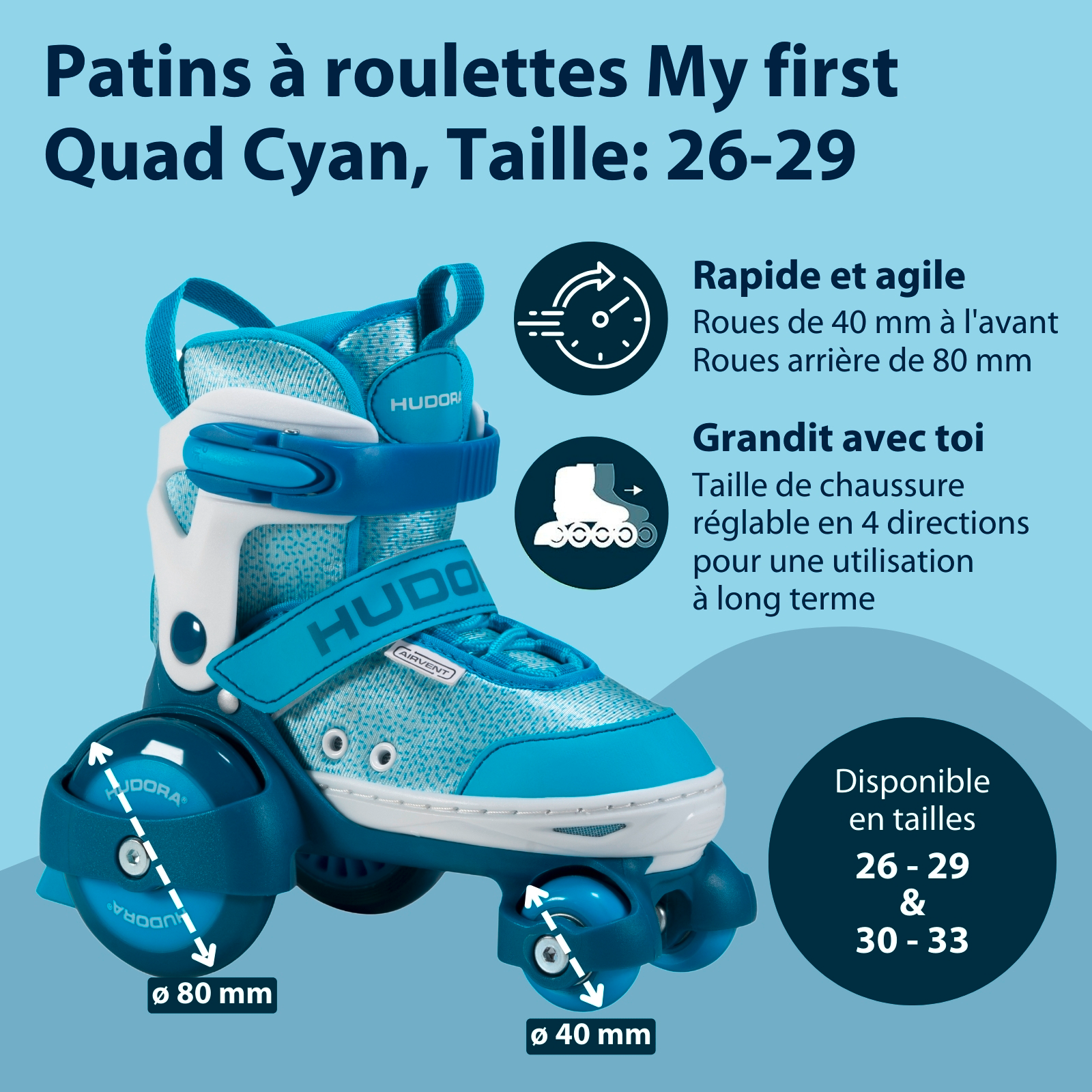 Patin à roulettes My First Quad, image 2 from 7