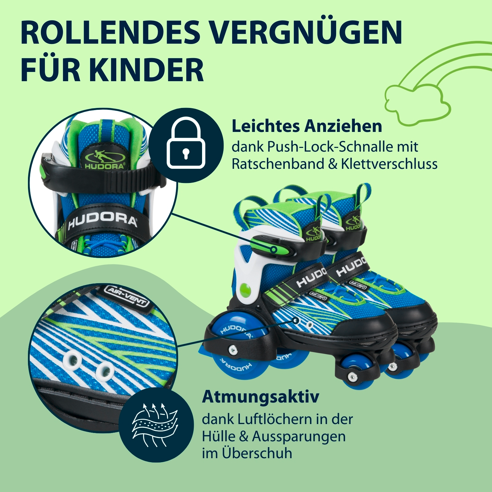 HUDORA Rollschuh My First Quad Boy, Gr. 26-33, Bild 4 von 7