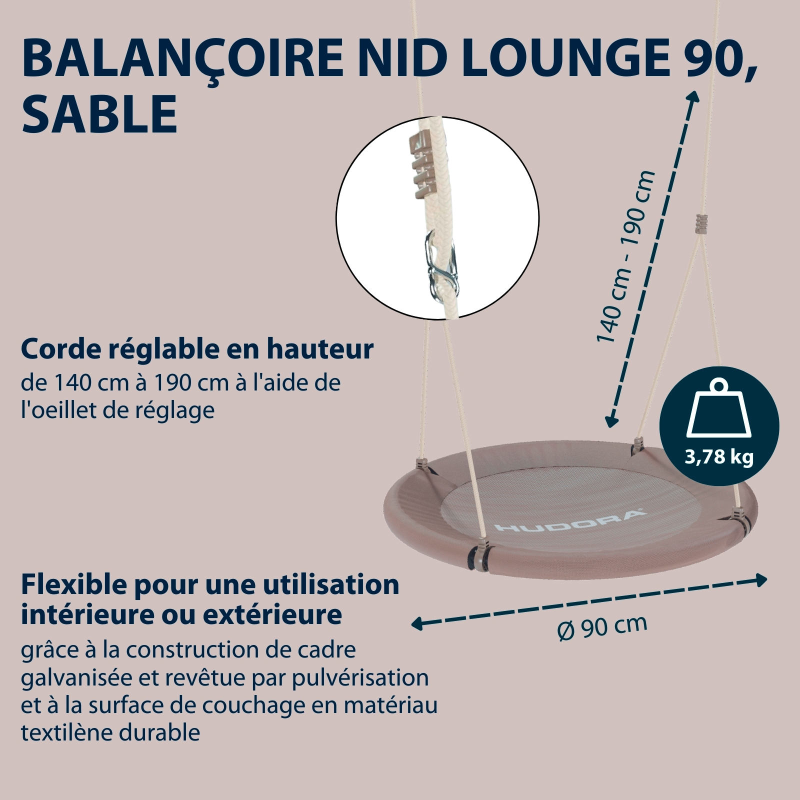 Balançoire nid Lounge 90, image 2 from 6