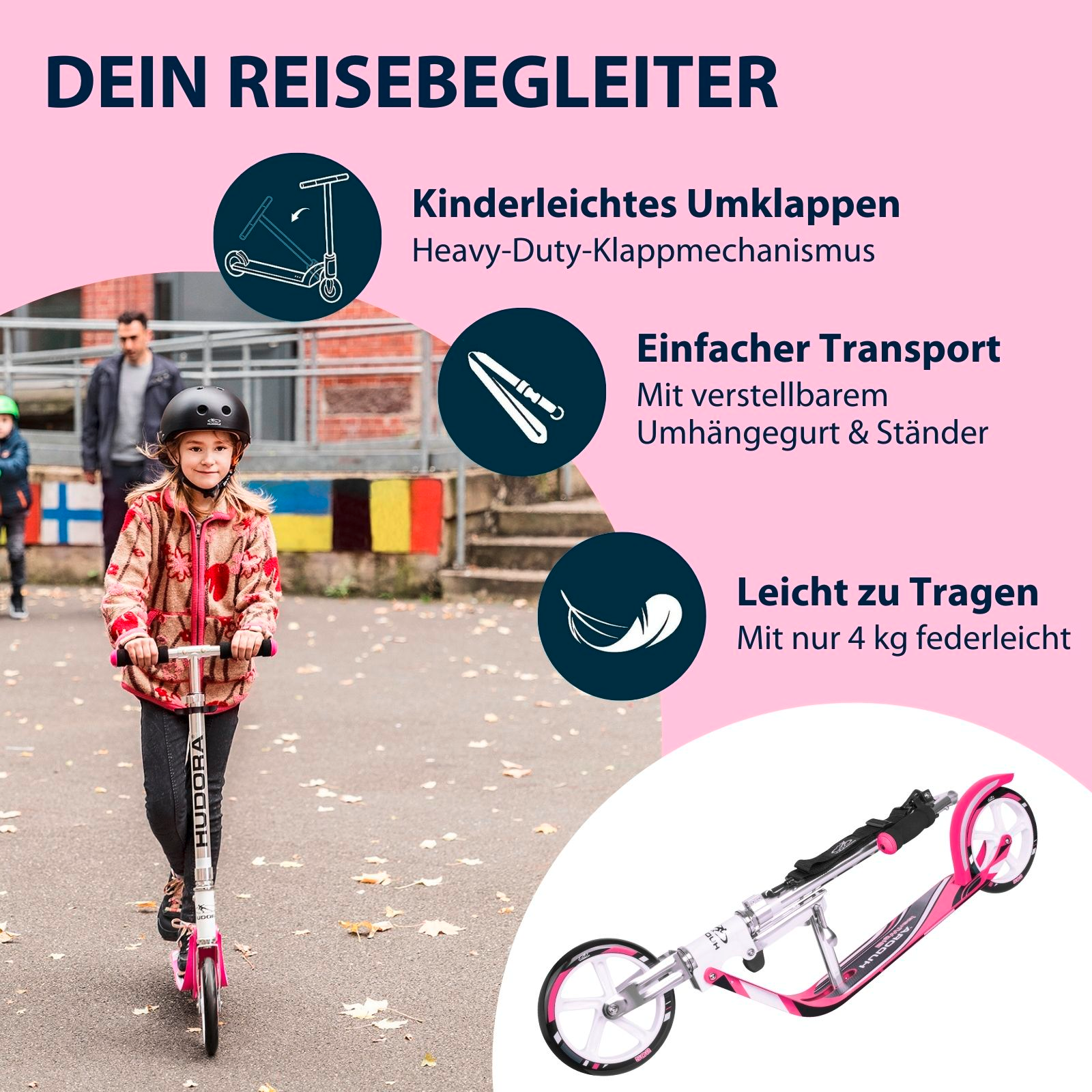 BigWheel® 205 weiß/pink, Bild 4 von 7
