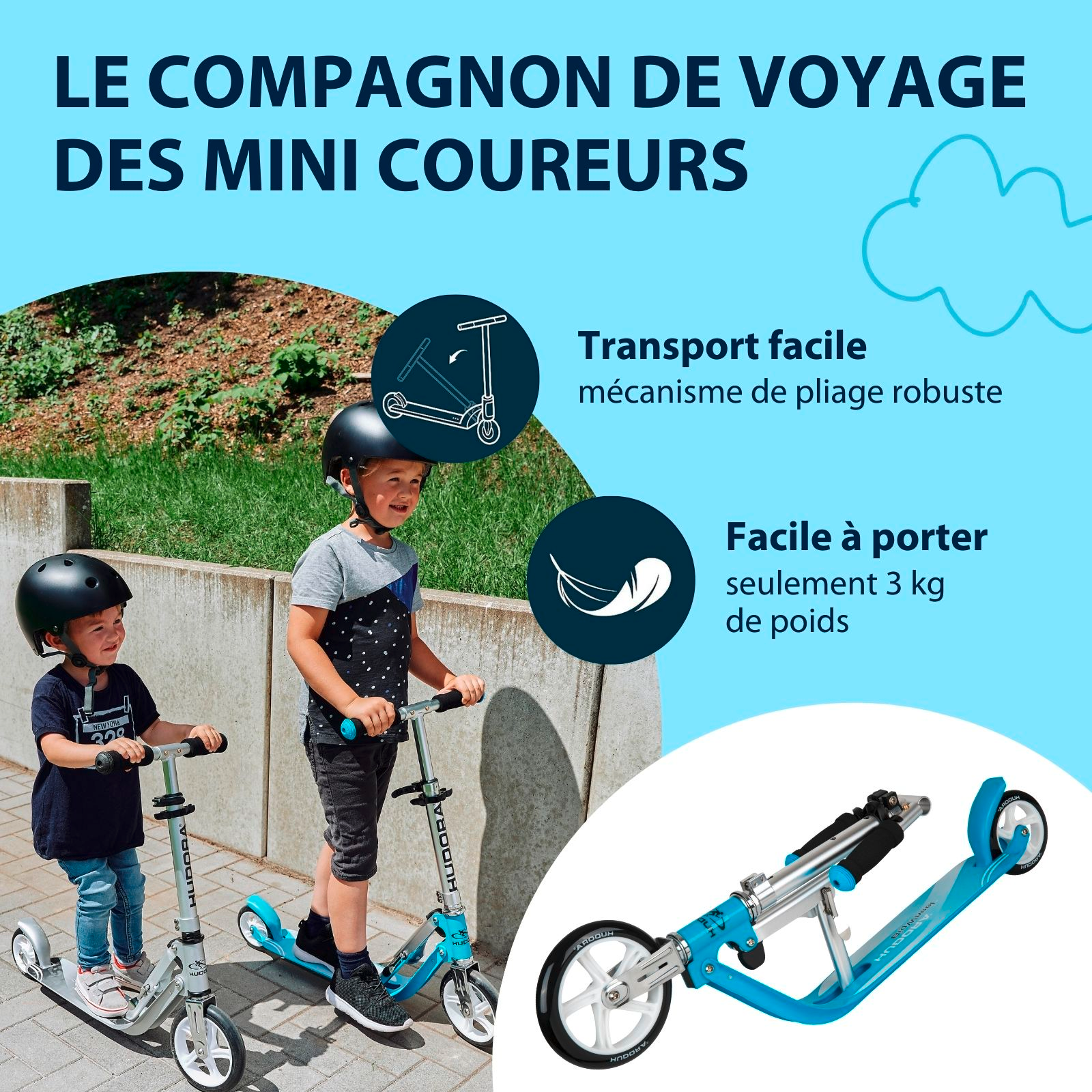 HUDORA Little BigWheel® - Trottinette à roulettes, image 7 from 13