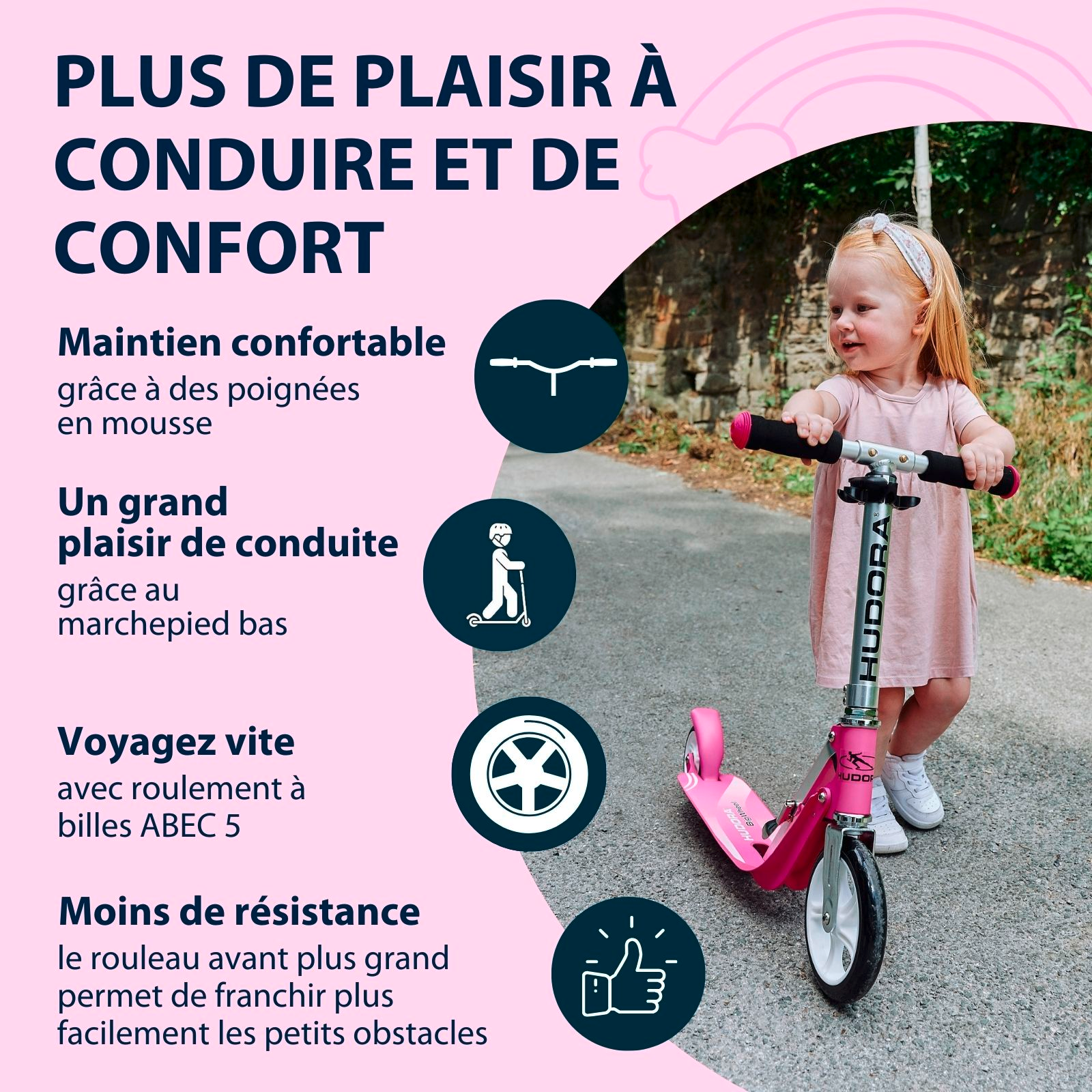 HUDORA Little BigWheel® - Trottinette à roulettes, image 4 from 13
