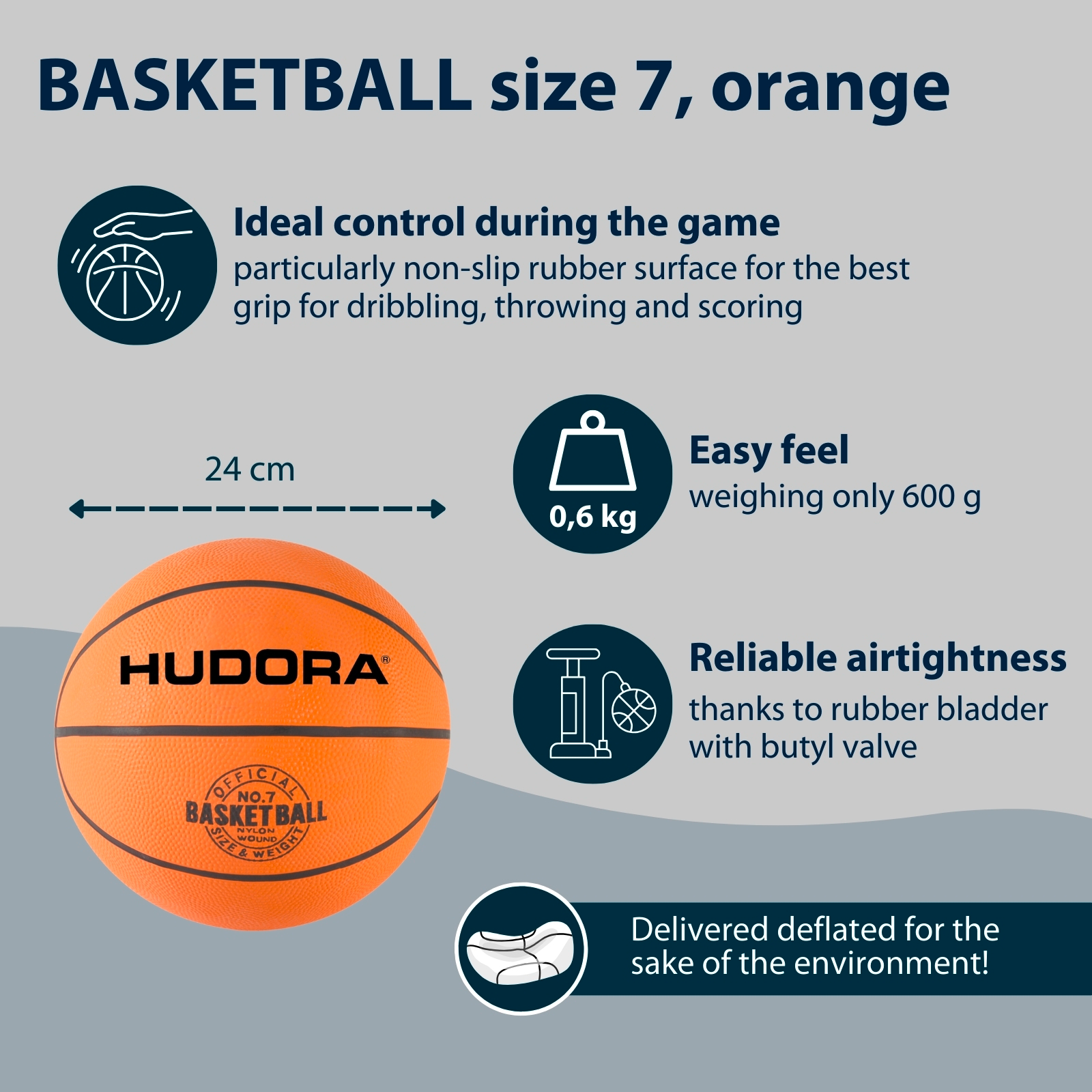 HUDORA Basketball Set Slam It, image 4 from 7