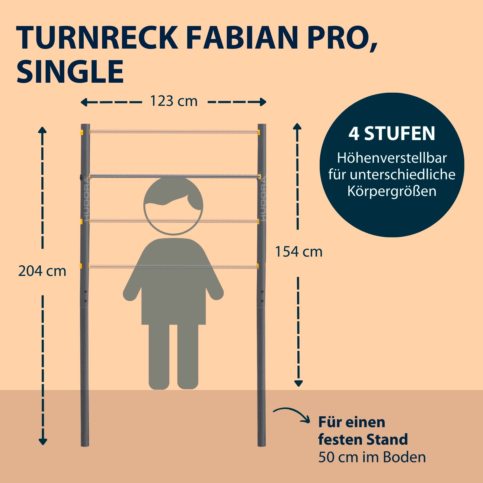 HUDORA Turnreck Fabian Pro Single, Bild 2 von 6