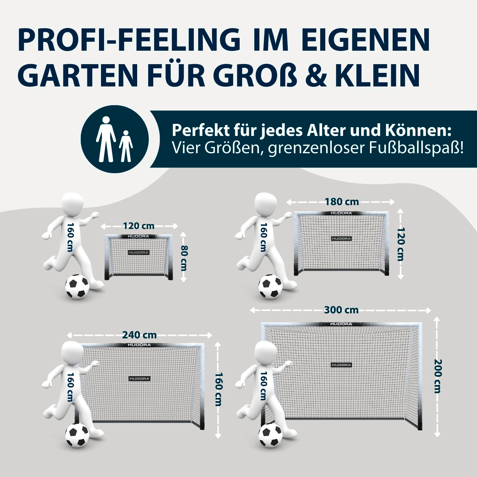 HUDORA Fußballtor Pro Tect 300 Advanced White, Bild 3 von 7